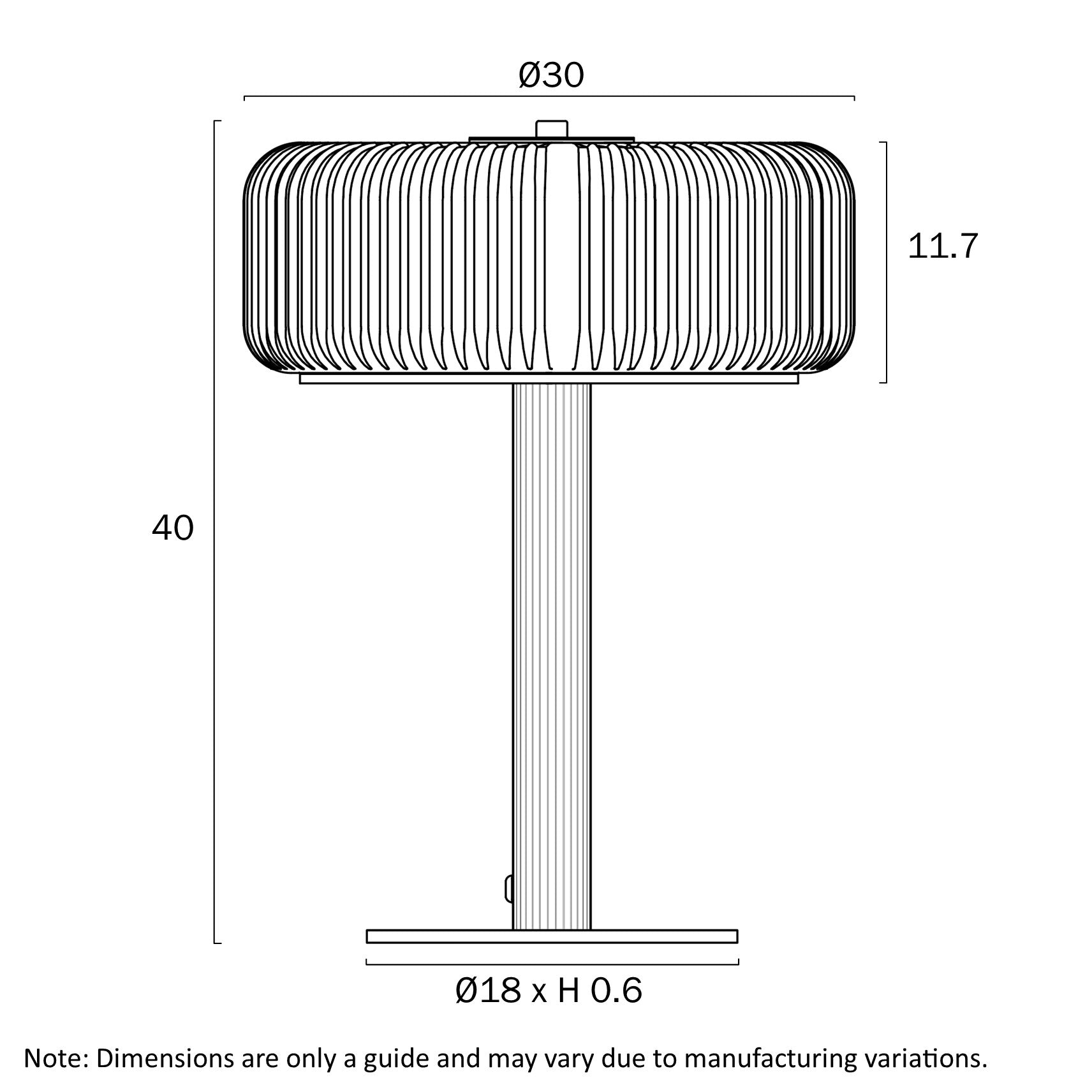 BRIZO TABLE LAMP