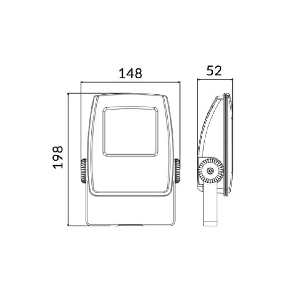 CLA FLOOD15/16 - 15W/30W LED Exterior Floodlight IP65 240V - 5000K