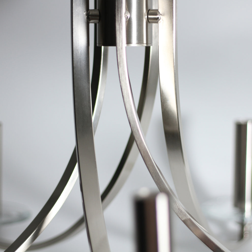 Corrine 5 Light Chandelier Stain Chrome - LL002CH096SC