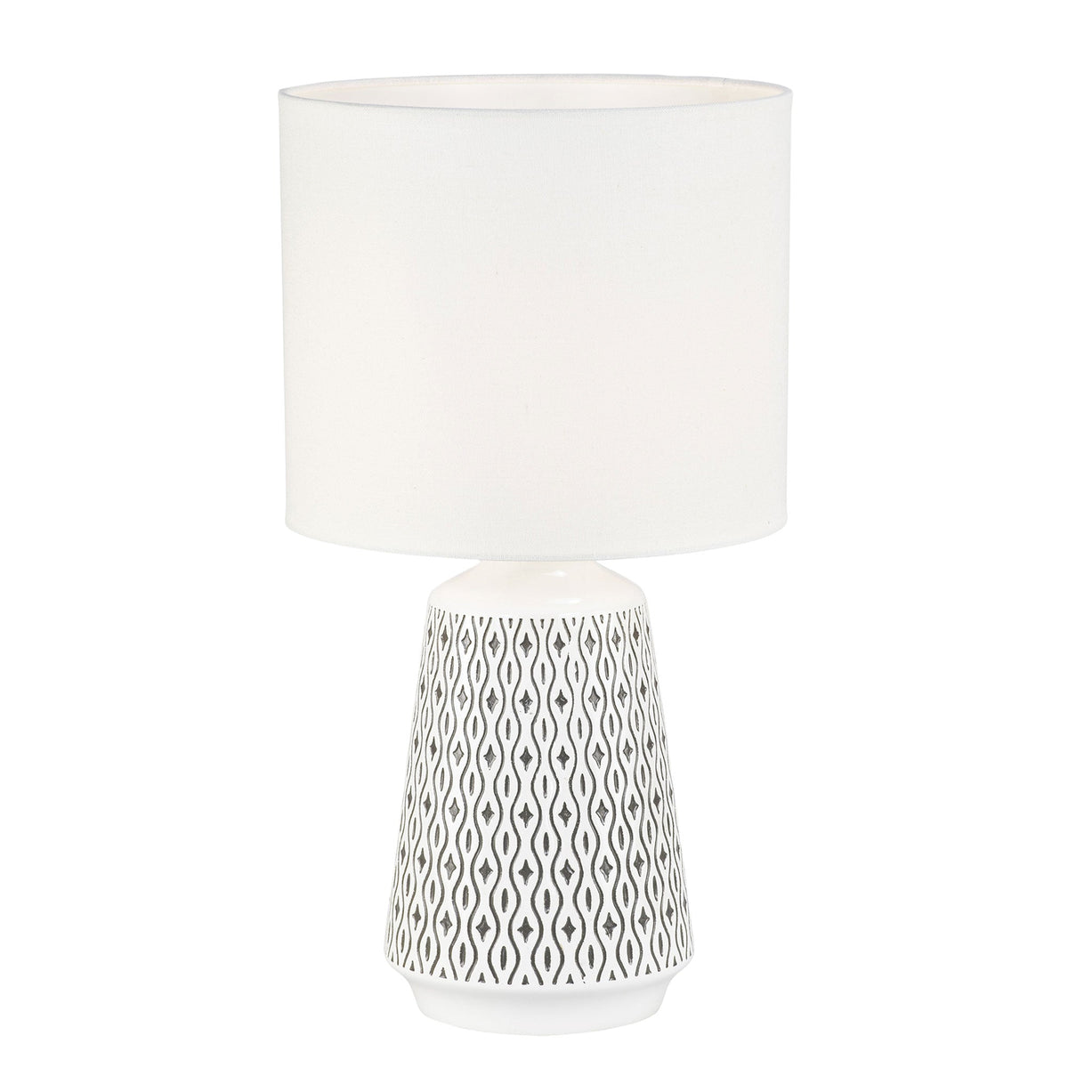 Moana 45 Table Lamp White With White Shade