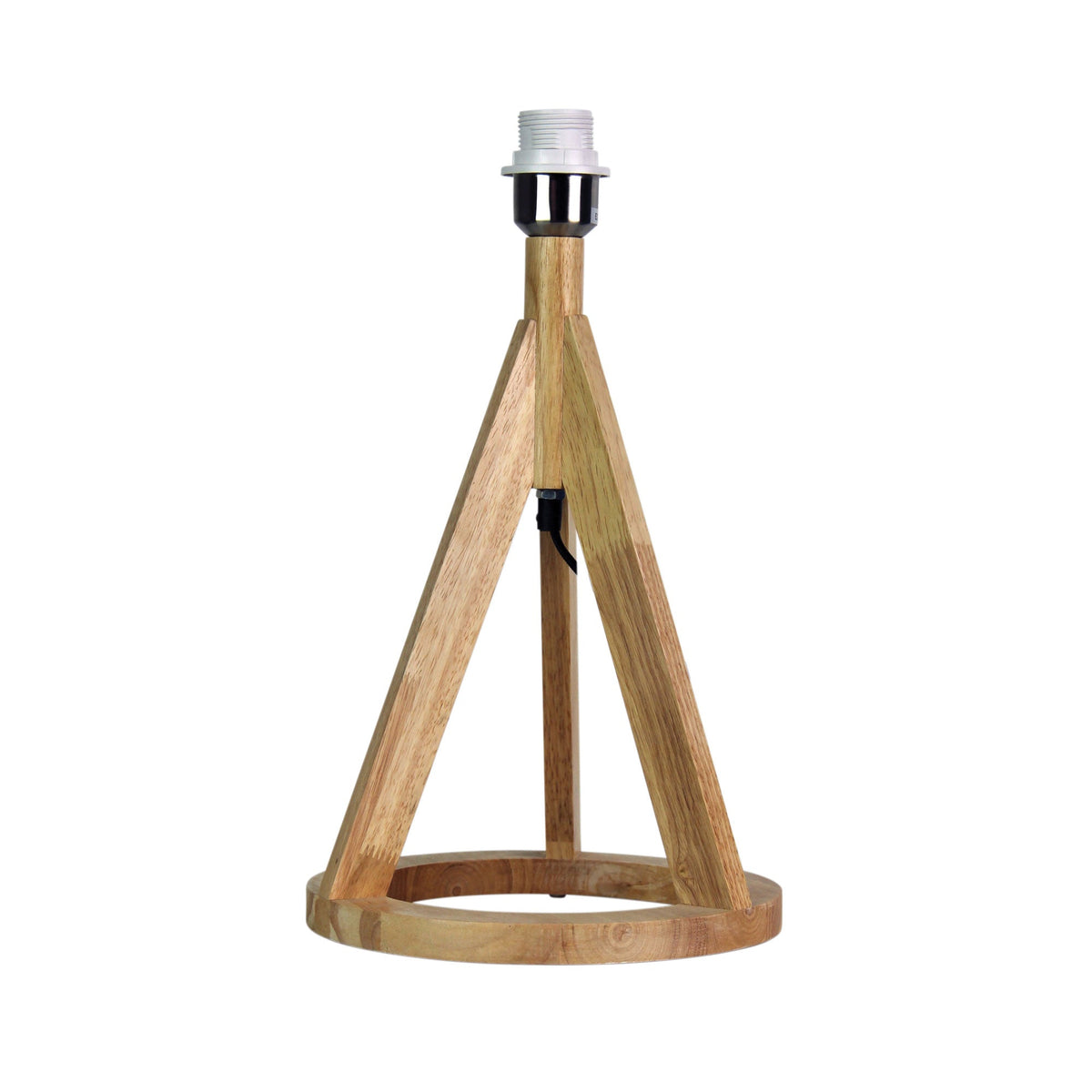 Stabb Table Timber Tripod Lamp Base Only E27