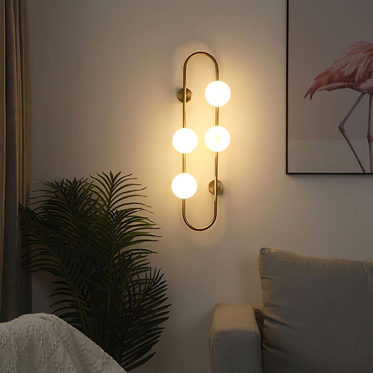 Bach Large Brass Wall Light-Wall Light-COPY