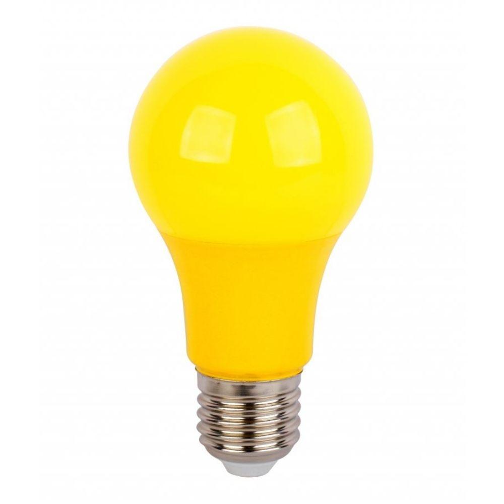 7W LED GLS A60 Shape Yellow Anti-Insect Bug Globe - B22/E27-GLOBES-CLA Lighting