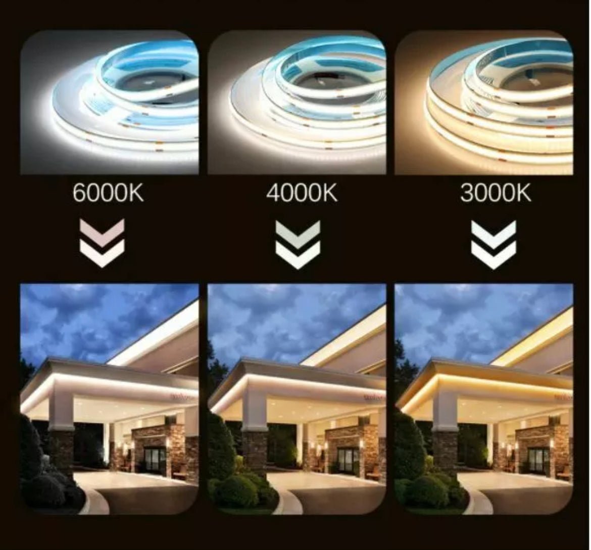 DIY 4 meter Cool White LED Strip Lighting Kit-Strip light-Dropli