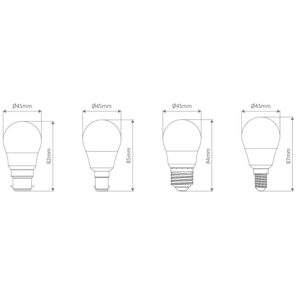 Domus KEY-ROUND - 6W Frosted Dimmable LED Globe Domus, GLOBES, domus-key-round-6w-frosted-dimmable-led-globe