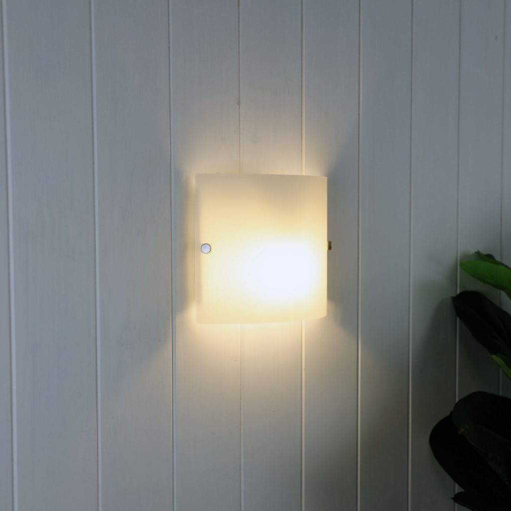 DUO 2 Frost Glass Interior Wall Light-WALL LAMPS-Oriel Lighting