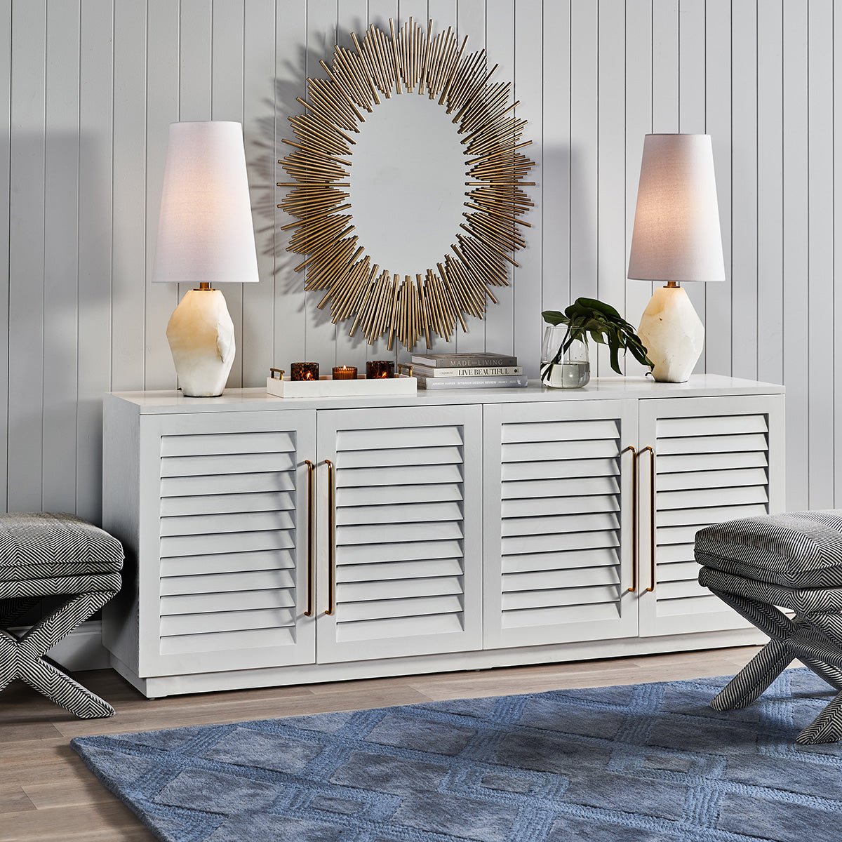 Franklin Mirror - Antique Gold Cafe Lighting and Living, Mirrors, franklin-mirror-antique-gold
