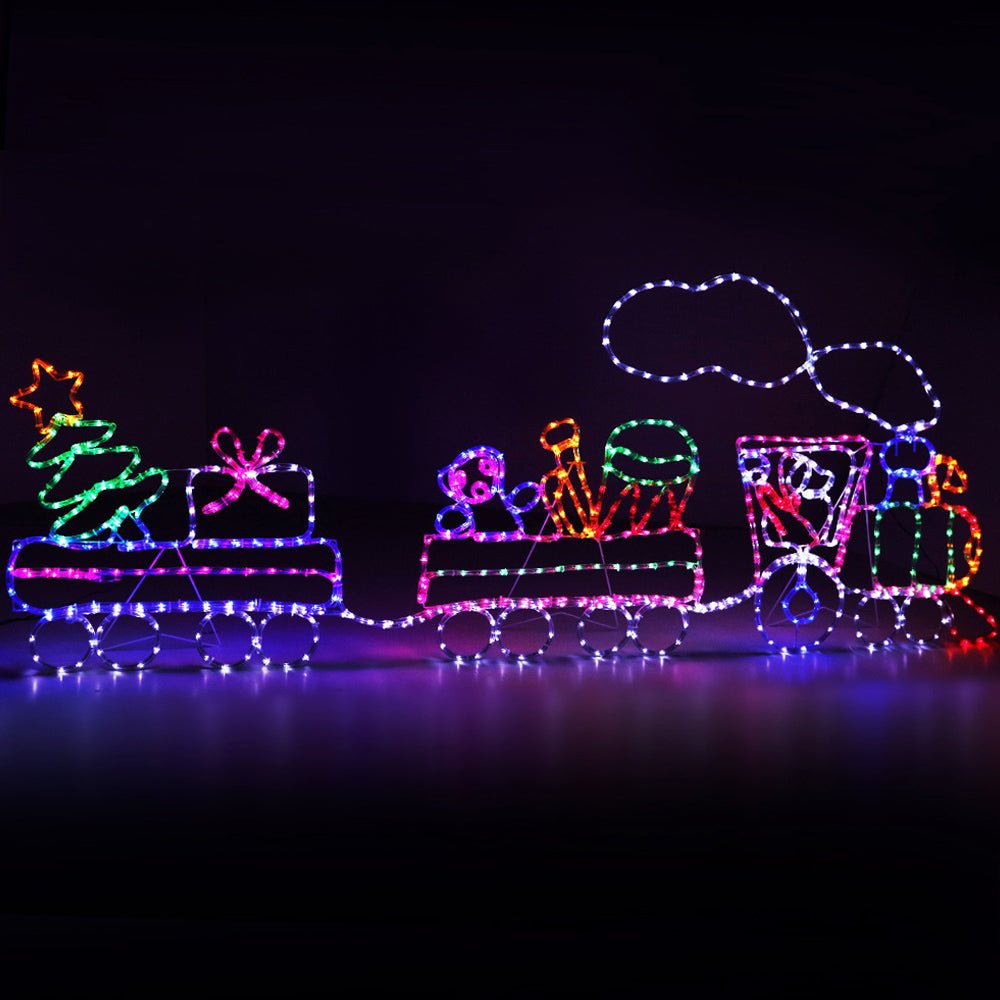 Christmas Lights Motif LED Rope Light Train Xmas Decor-Occasions > Christmas-Dropli