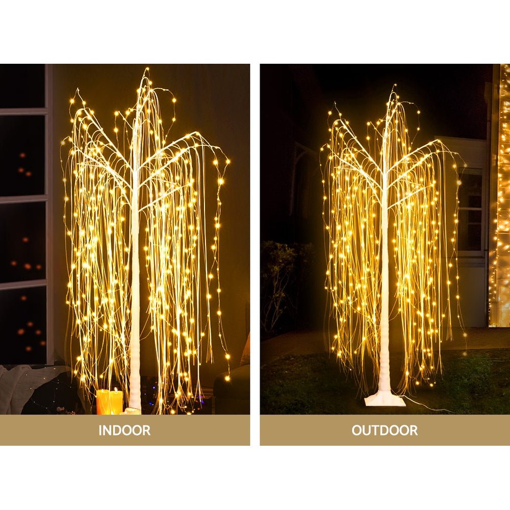 Christmas Tree 1.8M 360 LEDTrees With Lights Warm White-Occasions > Christmas-Dropli