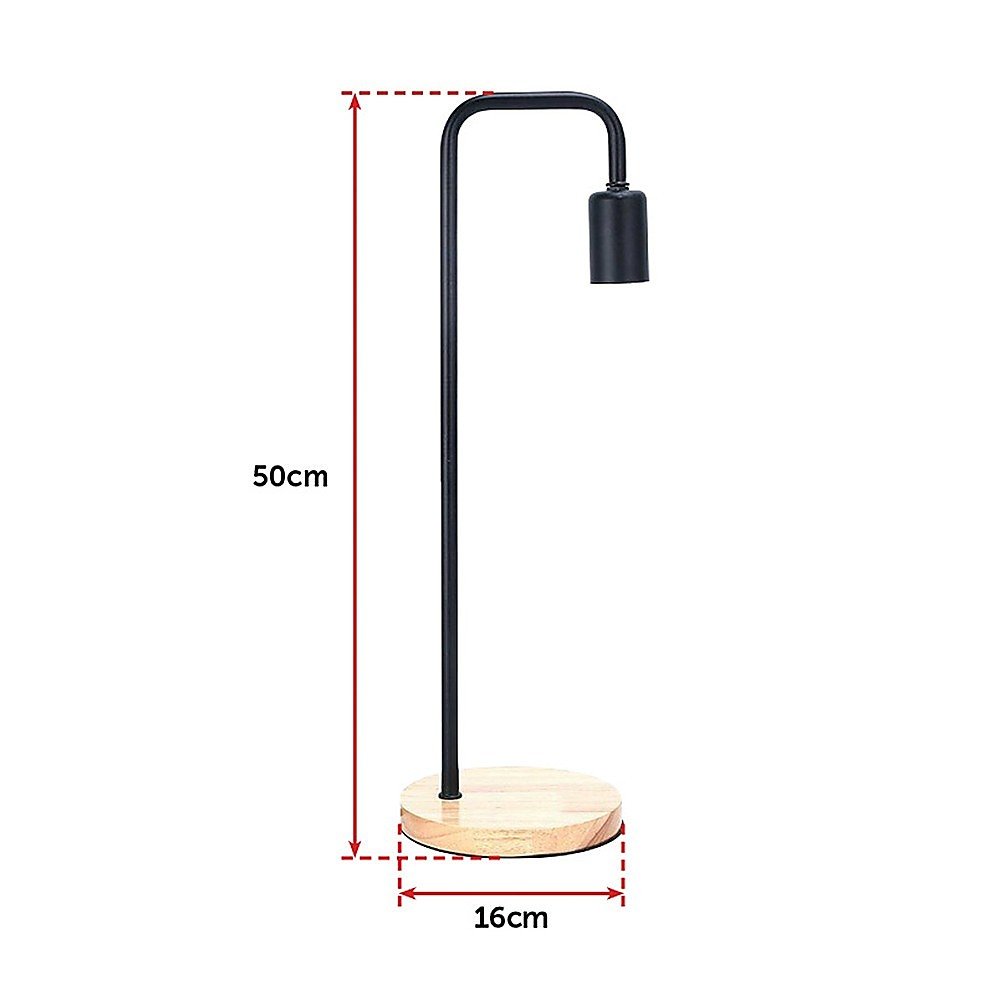 Modern Table lamp Desk Light Bedside Bedroom Black-Home & Garden > Lighting-Dropli