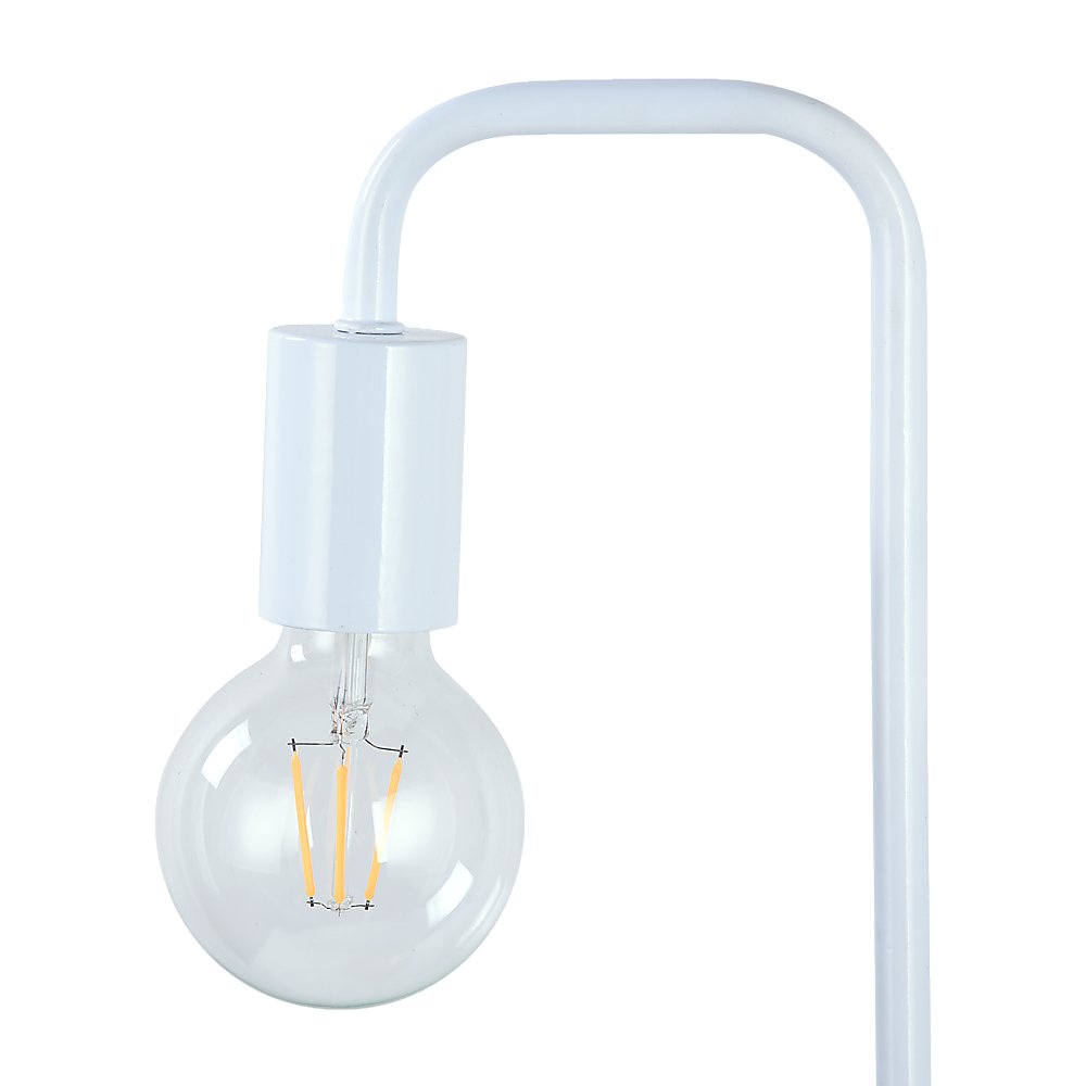 Modern Table lamp Desk Light Timber Base Bedside Bedroom White-Home & Garden > Lighting-Dropli