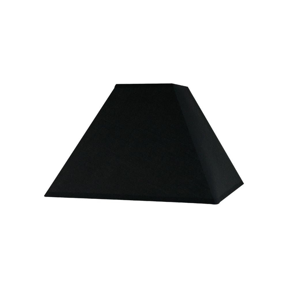 Oriel - 28cm Tapered Square Cotton Shade Oriel, COMMERCIAL, oriel-28cm-tapered-square-cotton-shade
