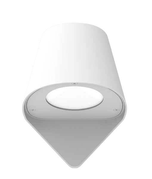 PIL Exterior Surface Mounted Wall Light White IP44 - PIL02