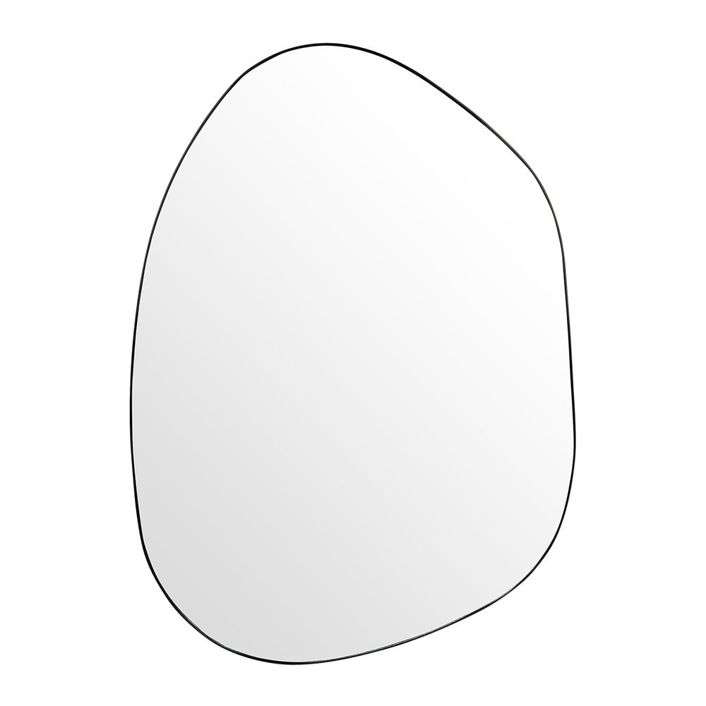 Pollock Wall Mirror - Small Black Cafe Lighting and Living, Living, pollock-wall-mirror-small-black