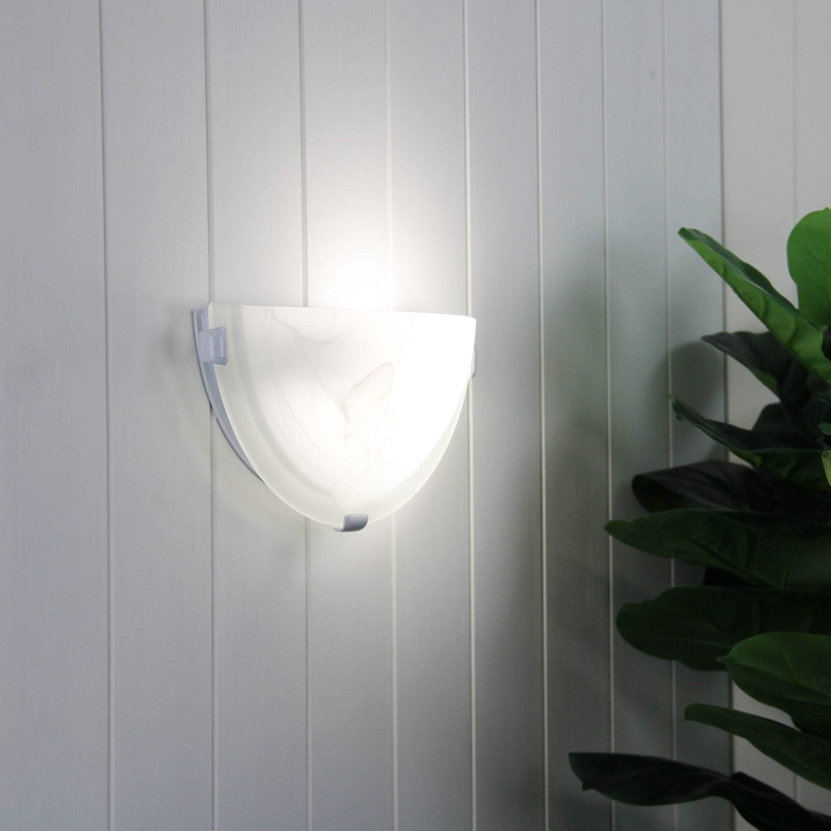 Remo 1 Light Wall Light 300mm White - OL41340WH