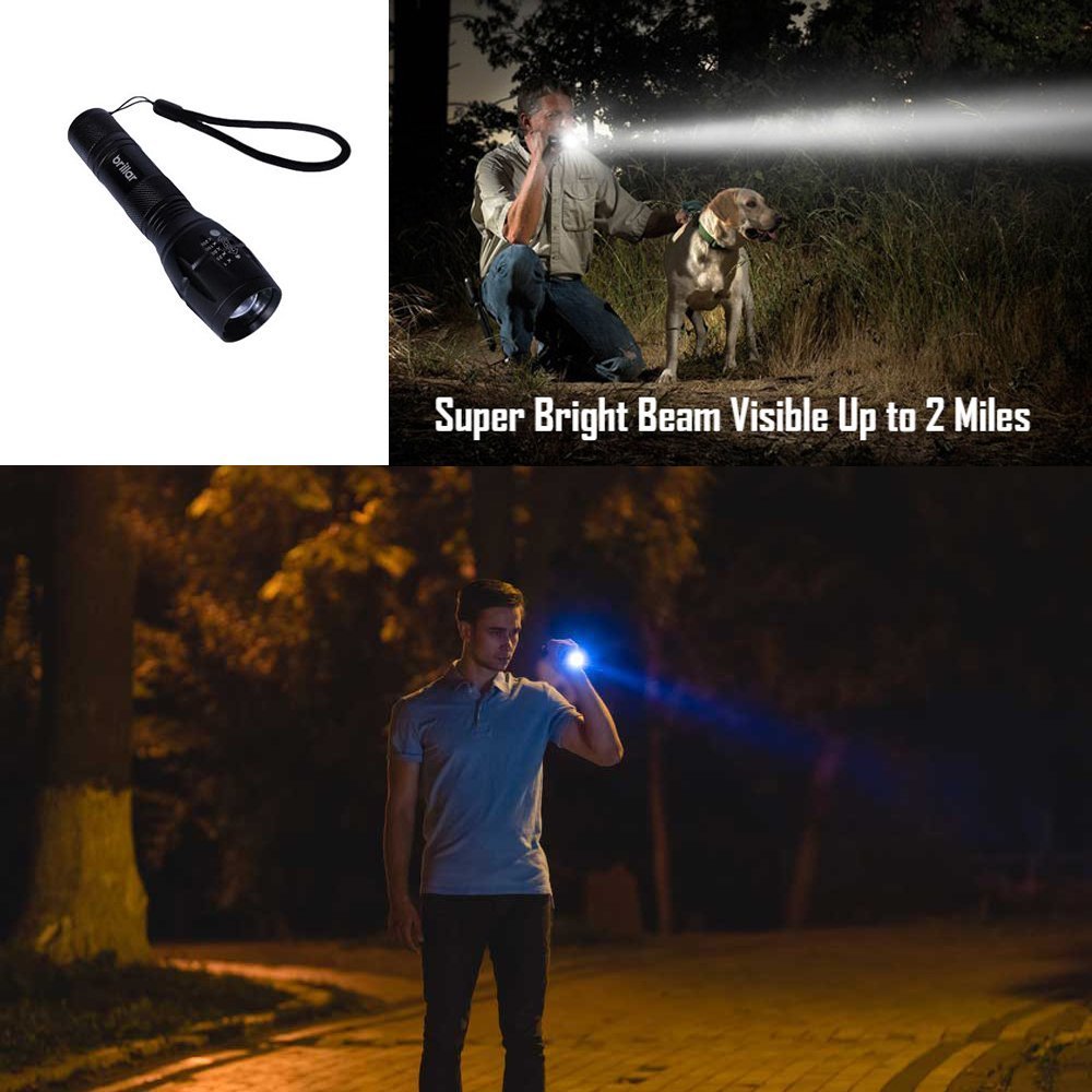 Tactical Grade 5 Mode Torch-Flashlights-Brillar