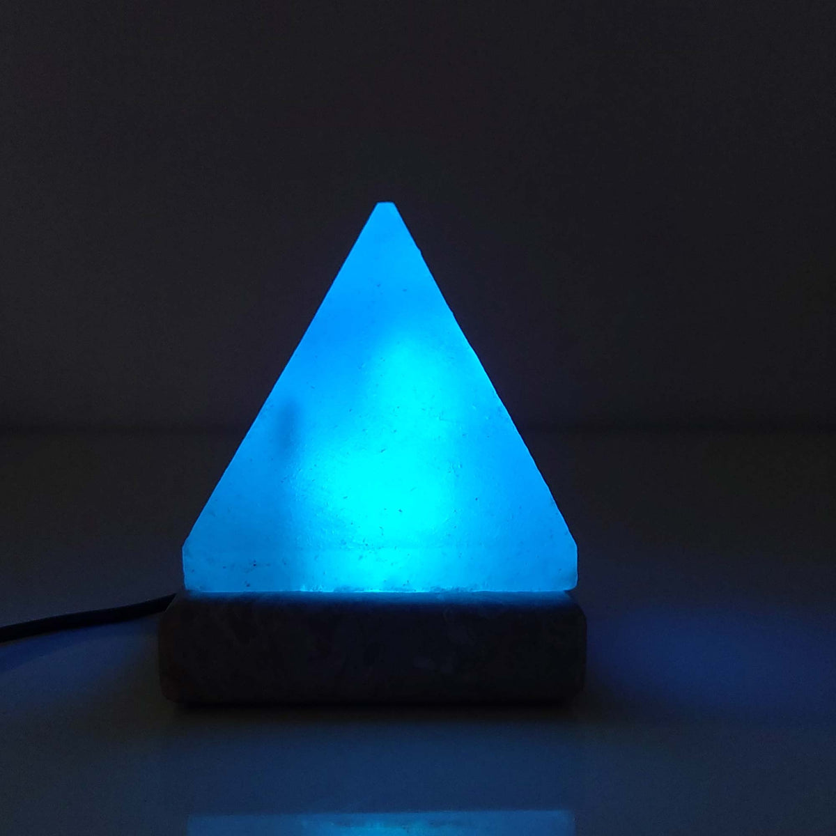 USB Colour Changing Pyramid Shape Himalayan Pink Salt Lamp Color Change LED-Himalayan products-The Himalayan Salt Collective
