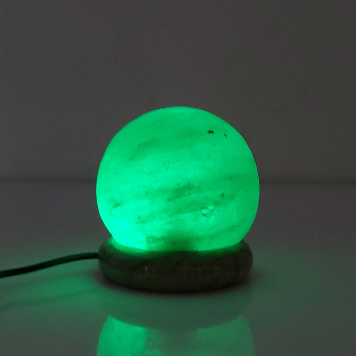 USB Colour Changing Sphere Ball Shape Himalayan Pink Salt Lamp Color Change LED-Himalayan products-The Himalayan Salt Collective