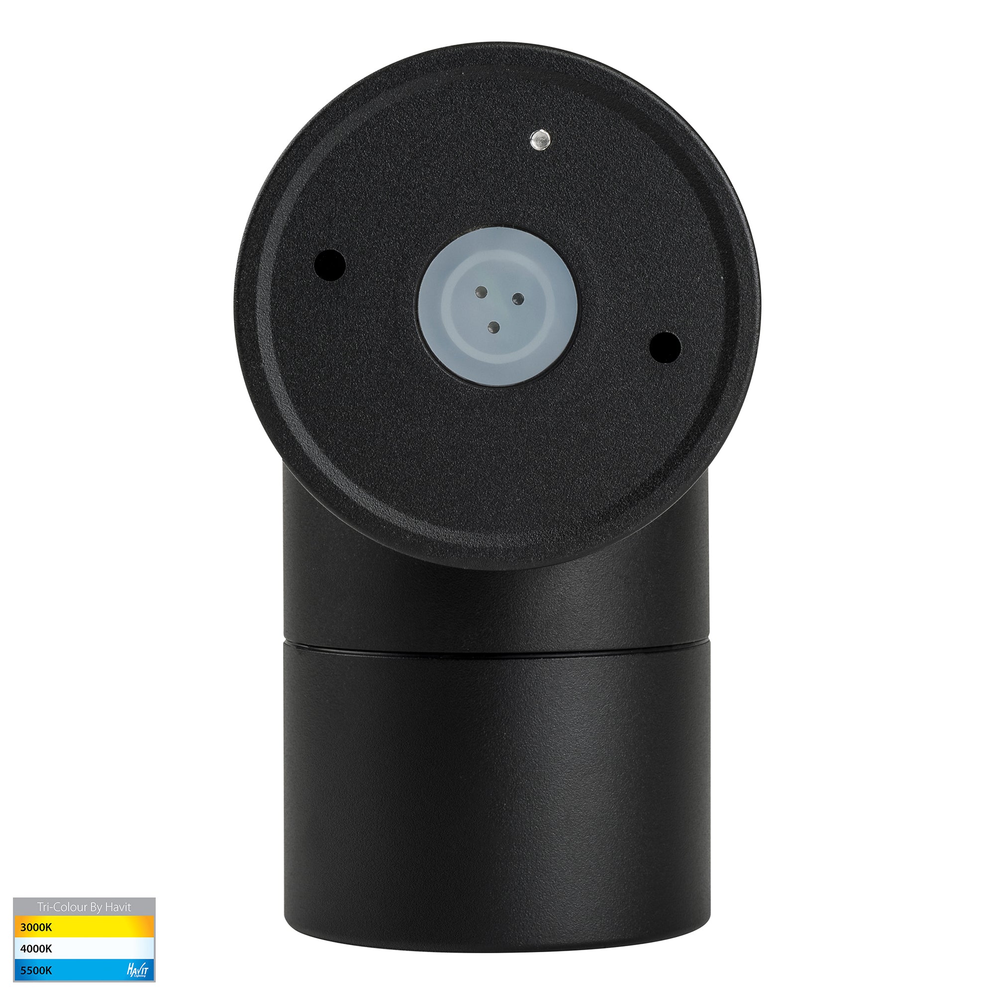 HV1128T - Maxi Tivah Aluminium Black TRI Colour Fixed Down Wall Pillar Lights