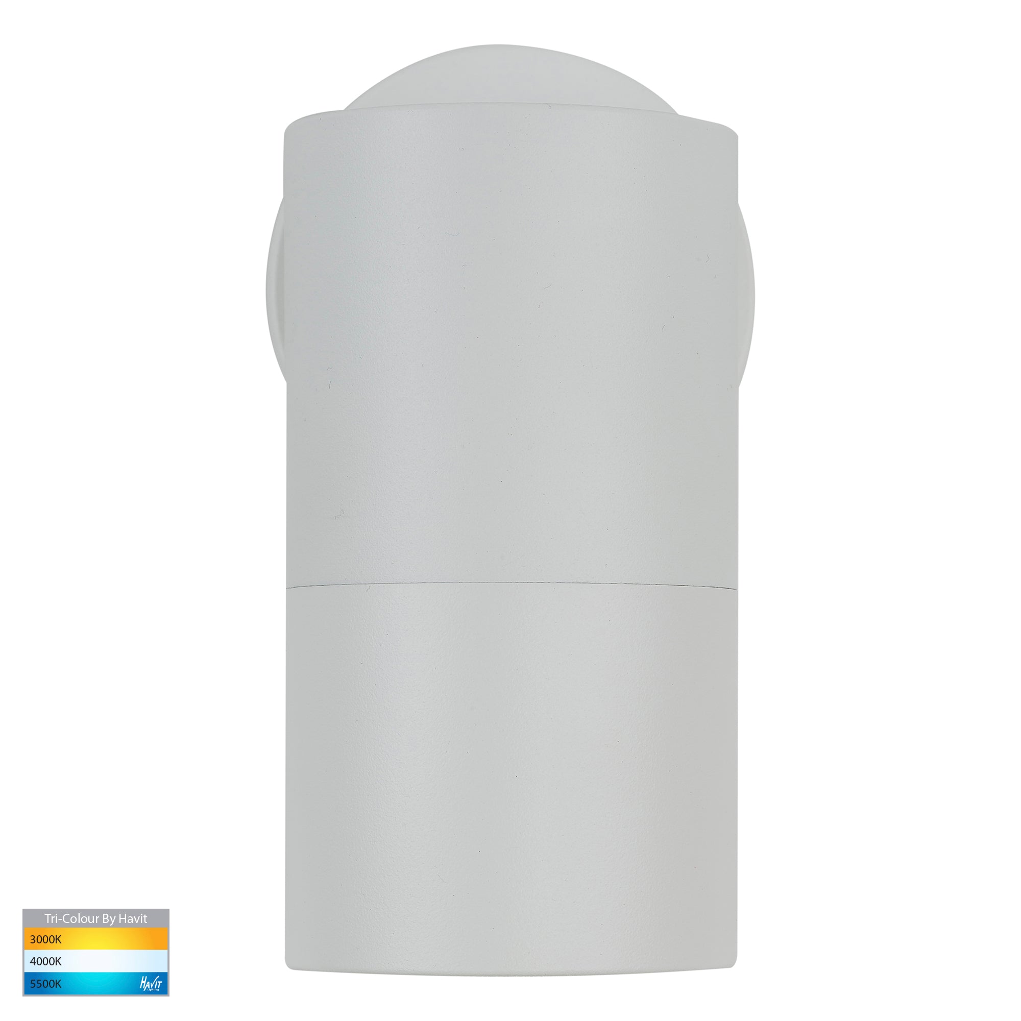 HV1135T-HV1137T - Tivah White TRI Colour Fixed Down Wall Pillar Lights