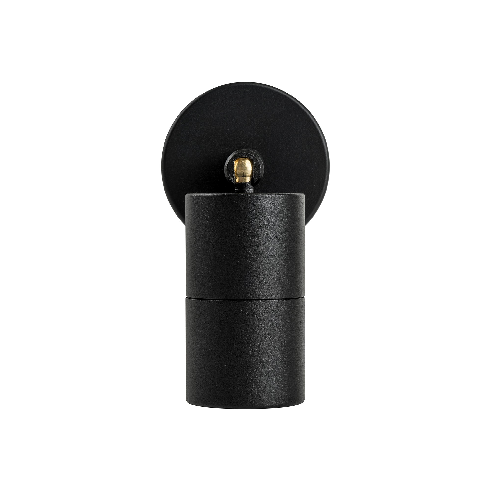 HV1227MR11NW - Mini Tivah Aluminium Black Single Adjustable Wall Pillar Lights