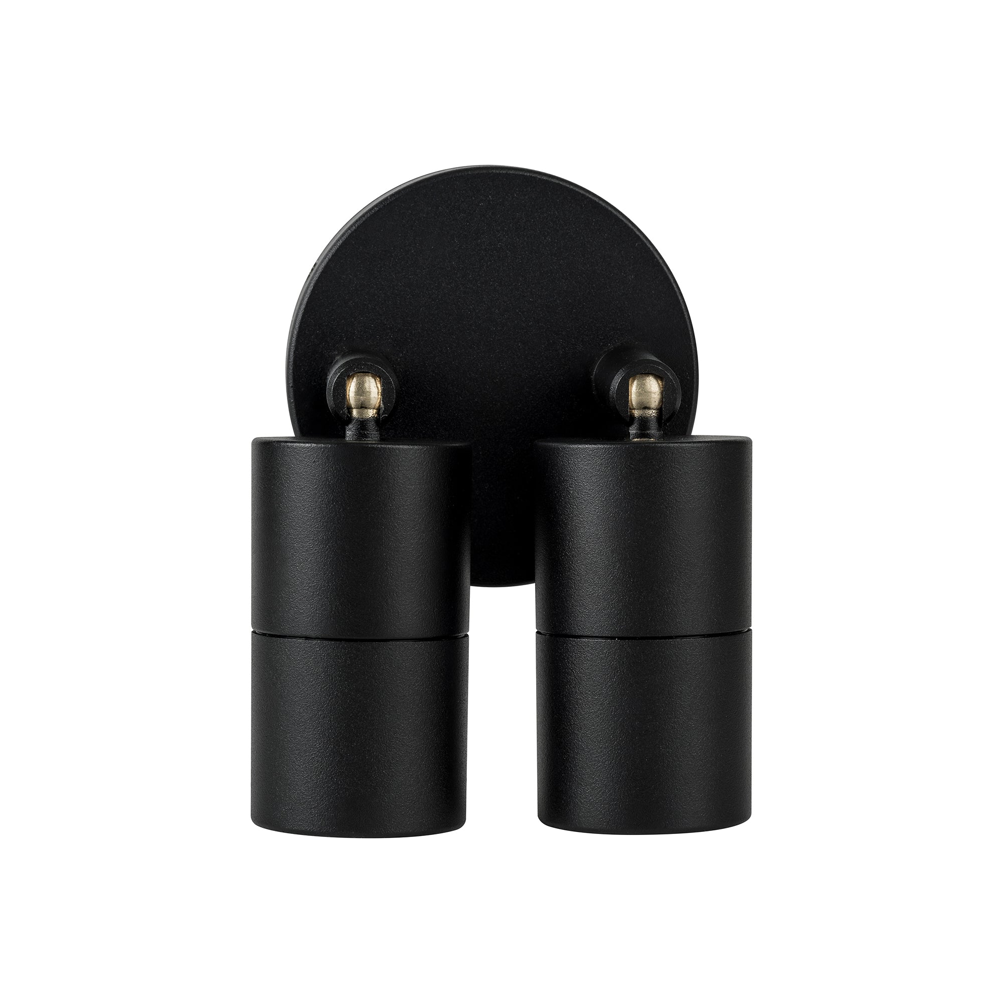 HV1327MR11NW - Mini Tivah Aluminium Black Double Adjustable Wall Pillar Lights