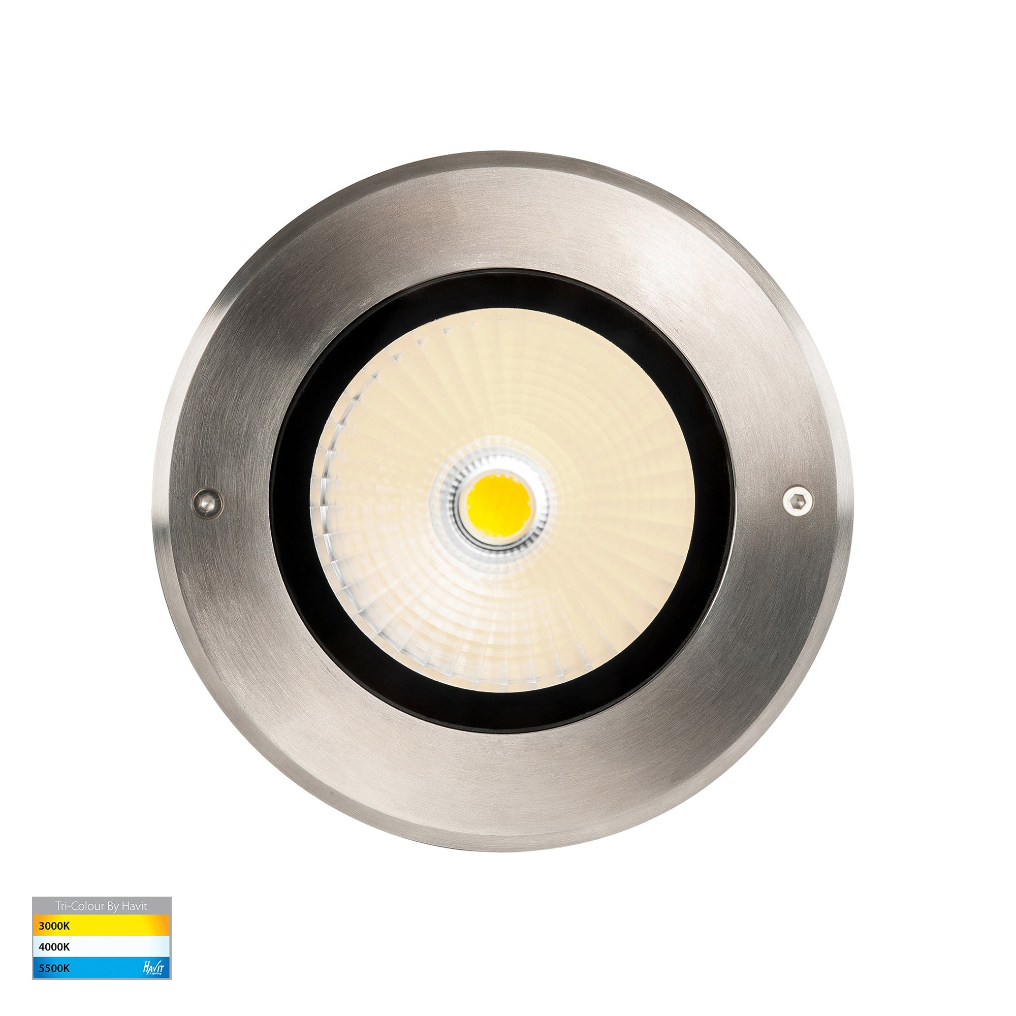 HV1834T-12V | HV1834T-240V - Klip 316 Stainless Steel 30w Narrow Beam LED Inground Light