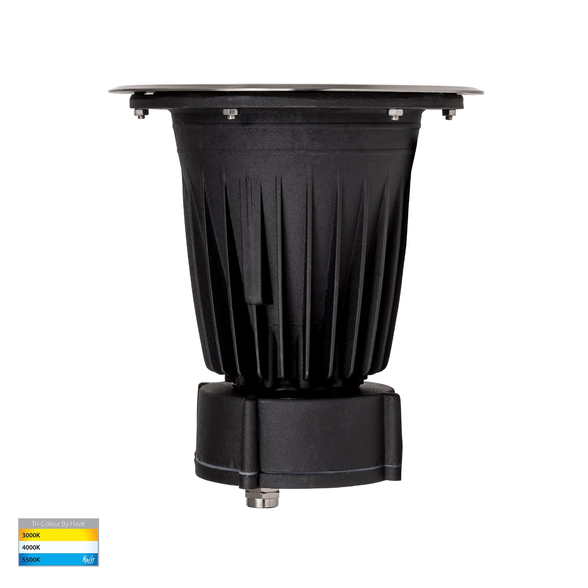 HV1834T-12V | HV1834T-240V - Klip 316 Stainless Steel 30w Narrow Beam LED Inground Light