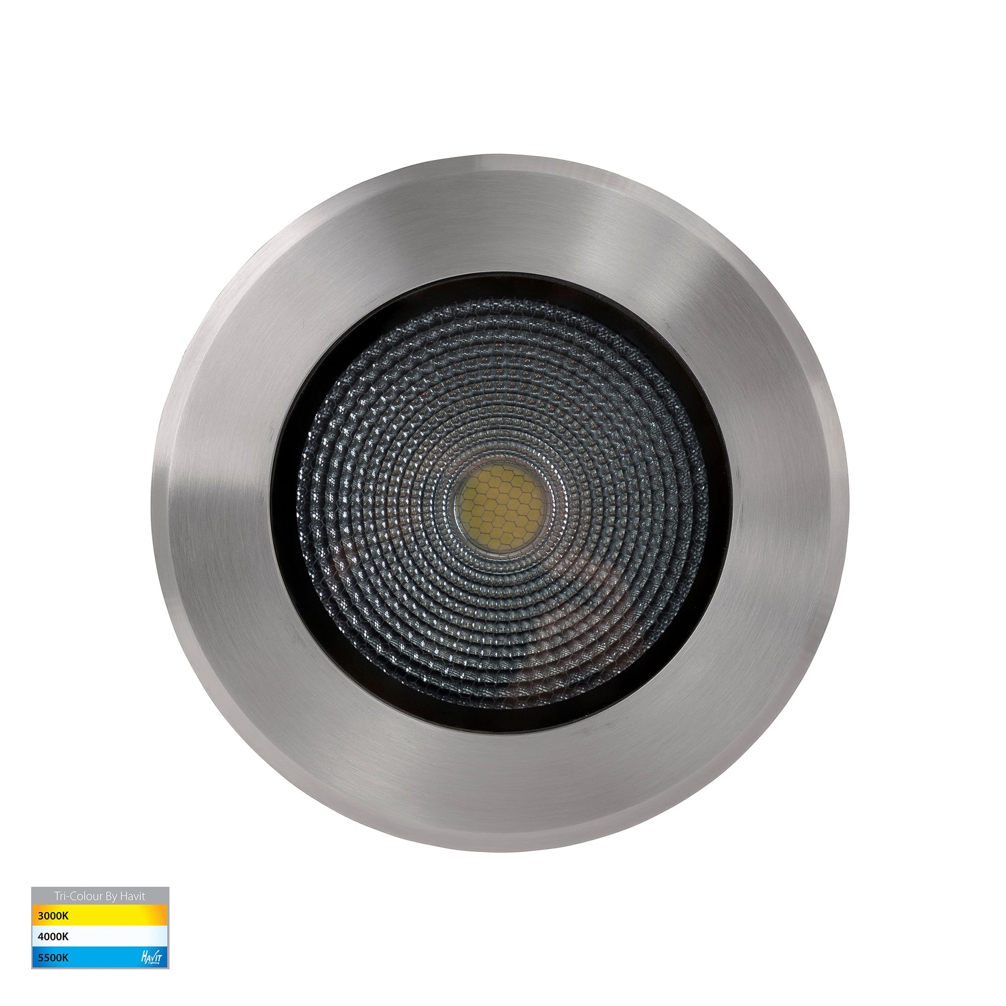 HV1834T-12V | HV1834T-240V - Klip 316 Stainless Steel 30w Narrow Beam LED Inground Light