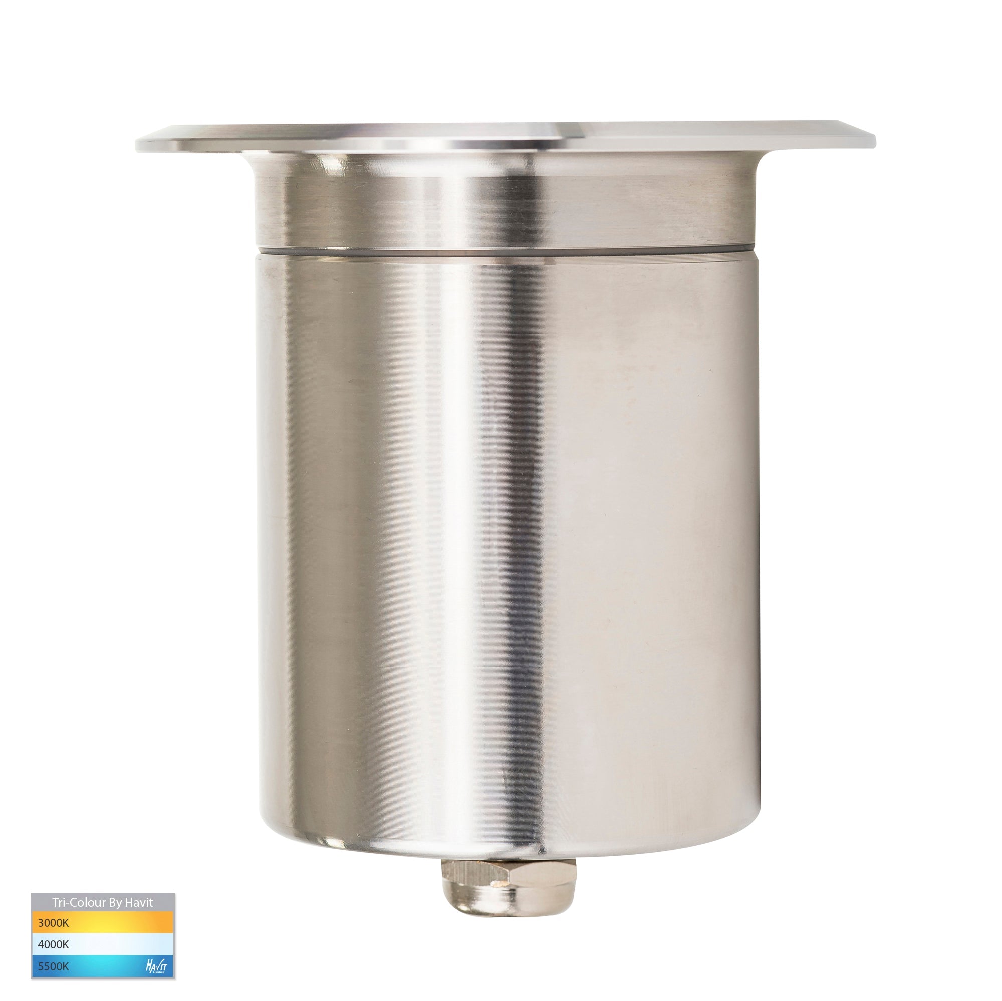 HV19022T-SS316 - HV19042T-SS316 - Ollo 316 Stainless Steel TRI Colour LED Step or Inground Light