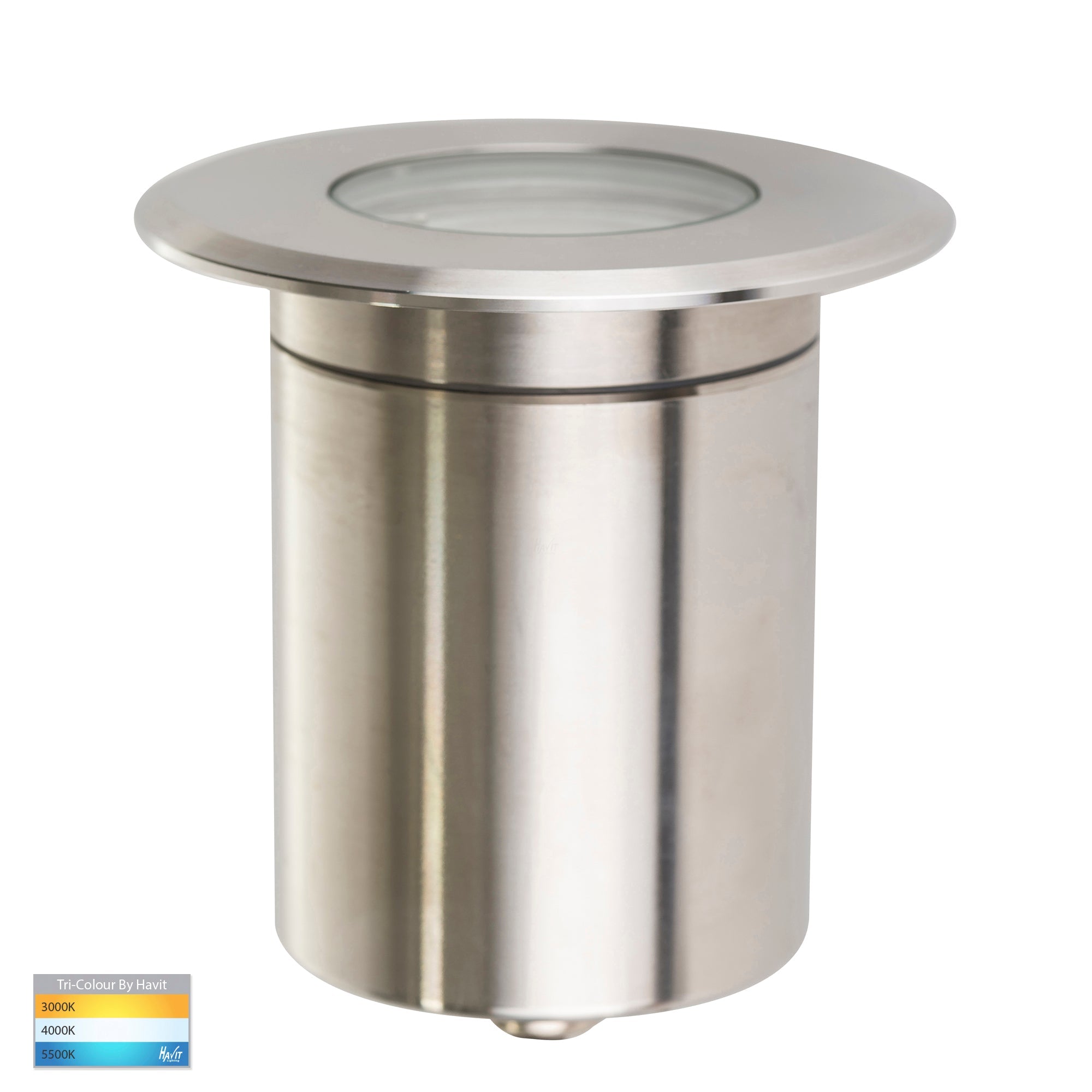 HV19022T-SS316 - HV19042T-SS316 - Ollo 316 Stainless Steel TRI Colour LED Step or Inground Light
