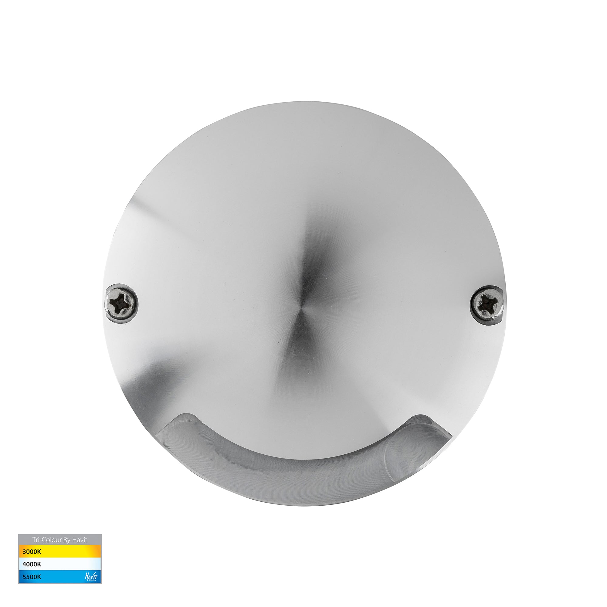 HV2871T-SLV-12V - Dome Silver Aluminium LED One Way Deck Lights