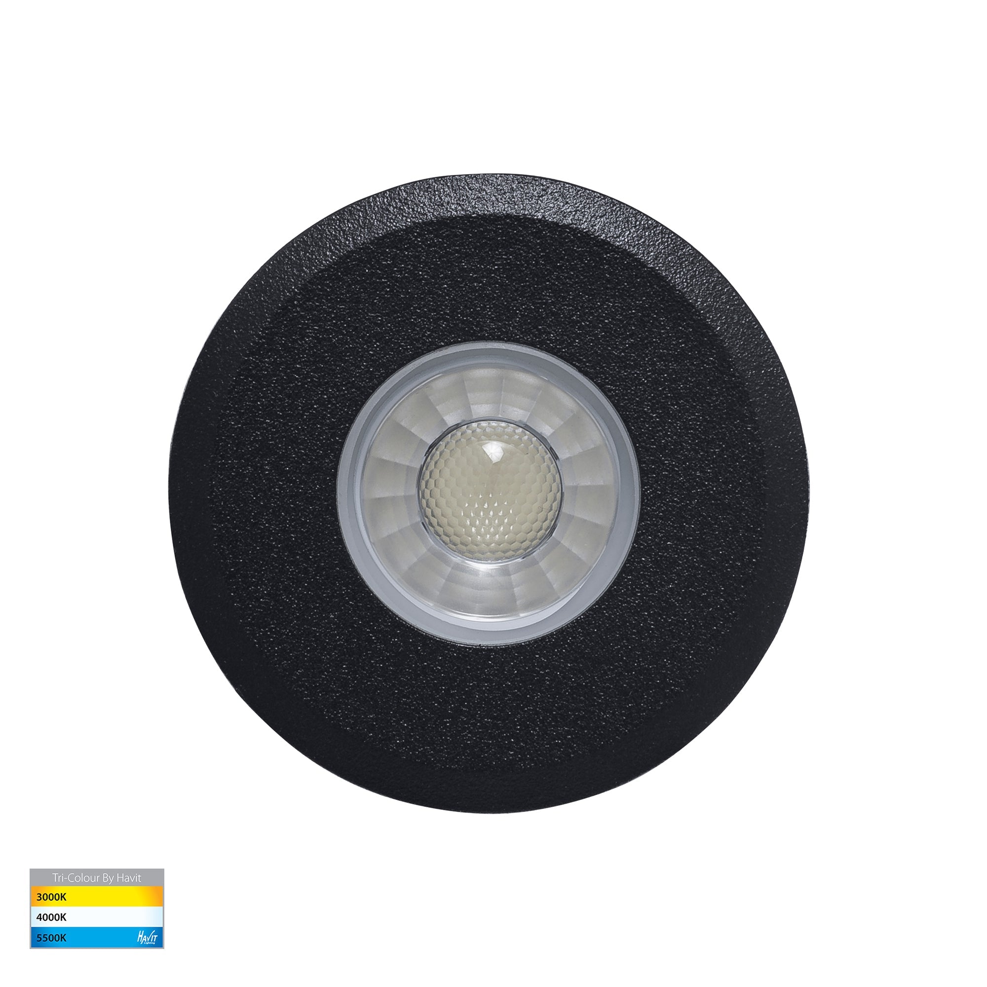 HV2881T-BLK-12V - Elite Black Aluminium LED Deck or Inground Lights
