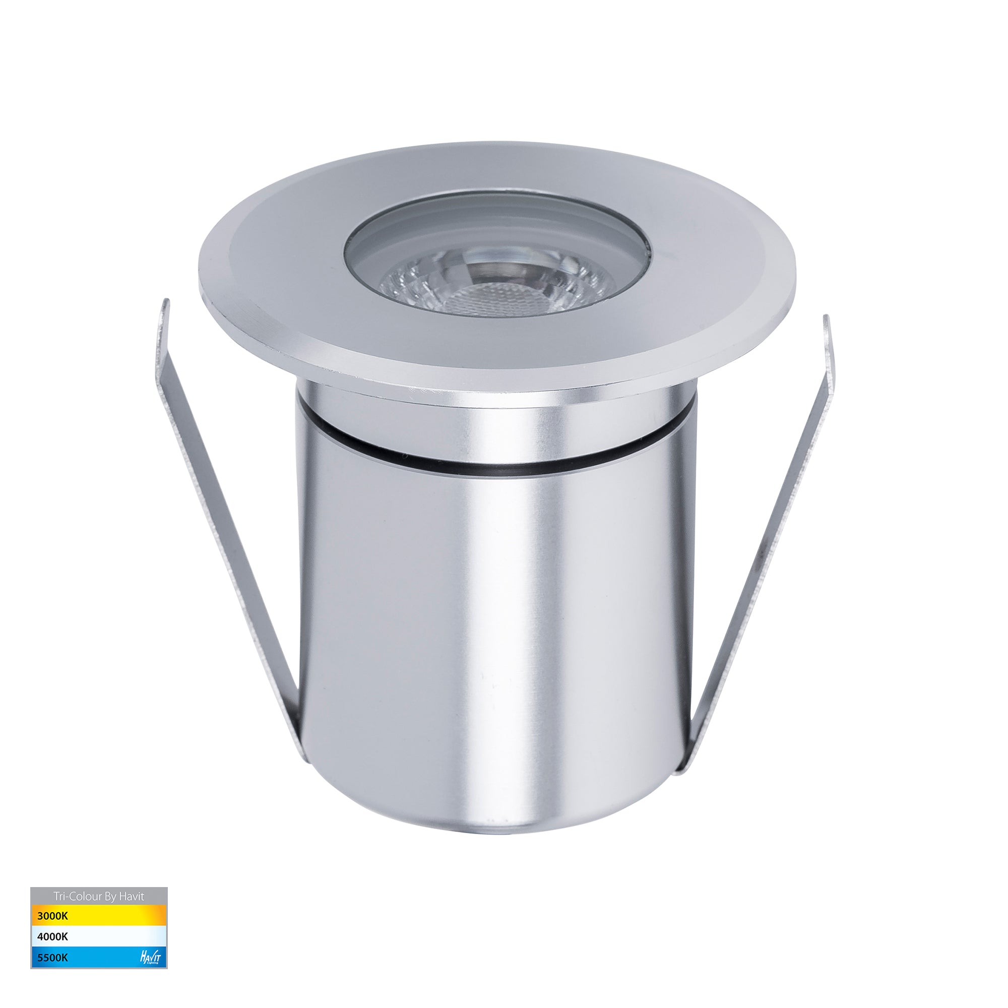 HV2882T-SLV-12V - Elite Silver Aluminium LED Deck or inground lights