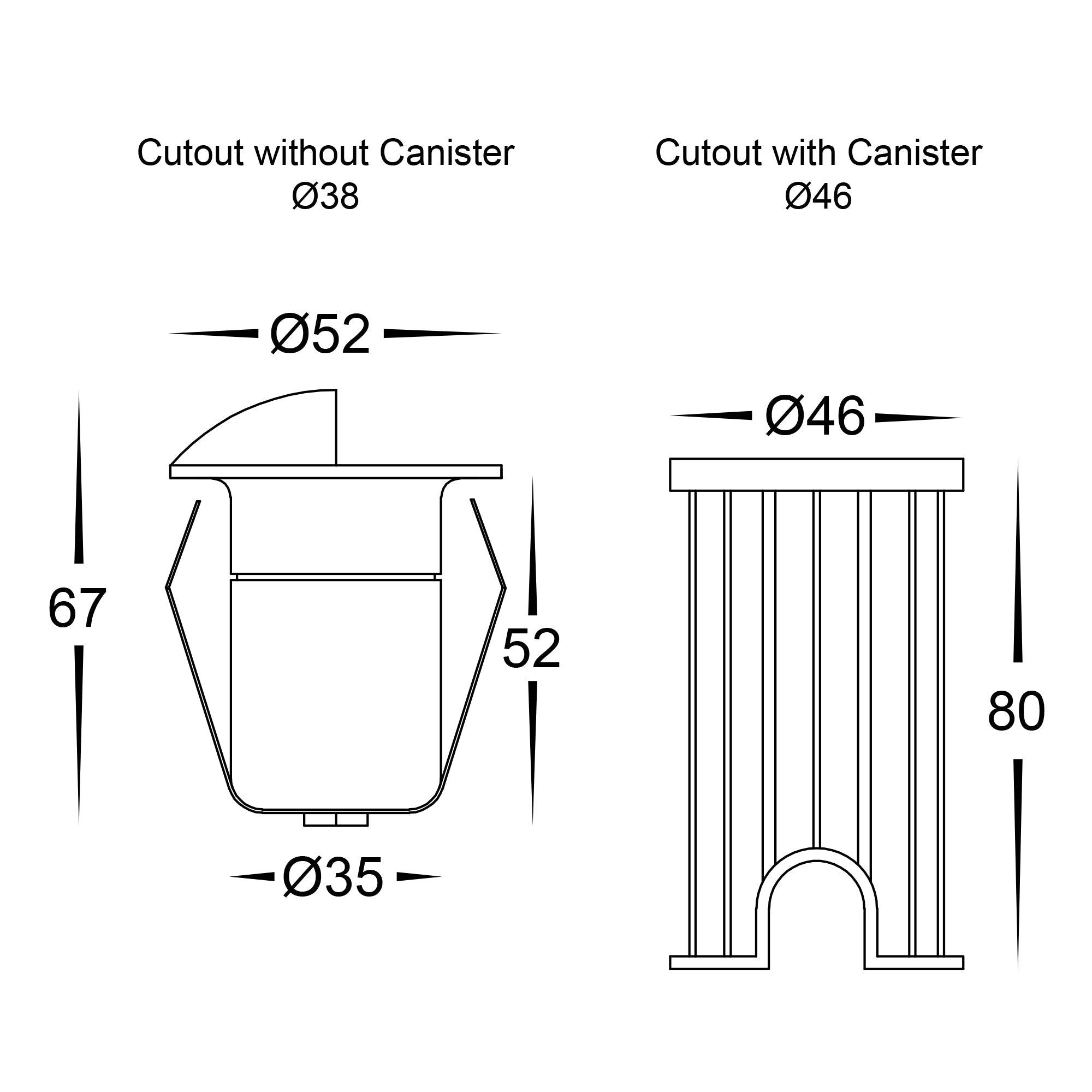 HV2883T-SLV-12V - Elite Silver Aluminium LED Wall or Step Light with Eyelid