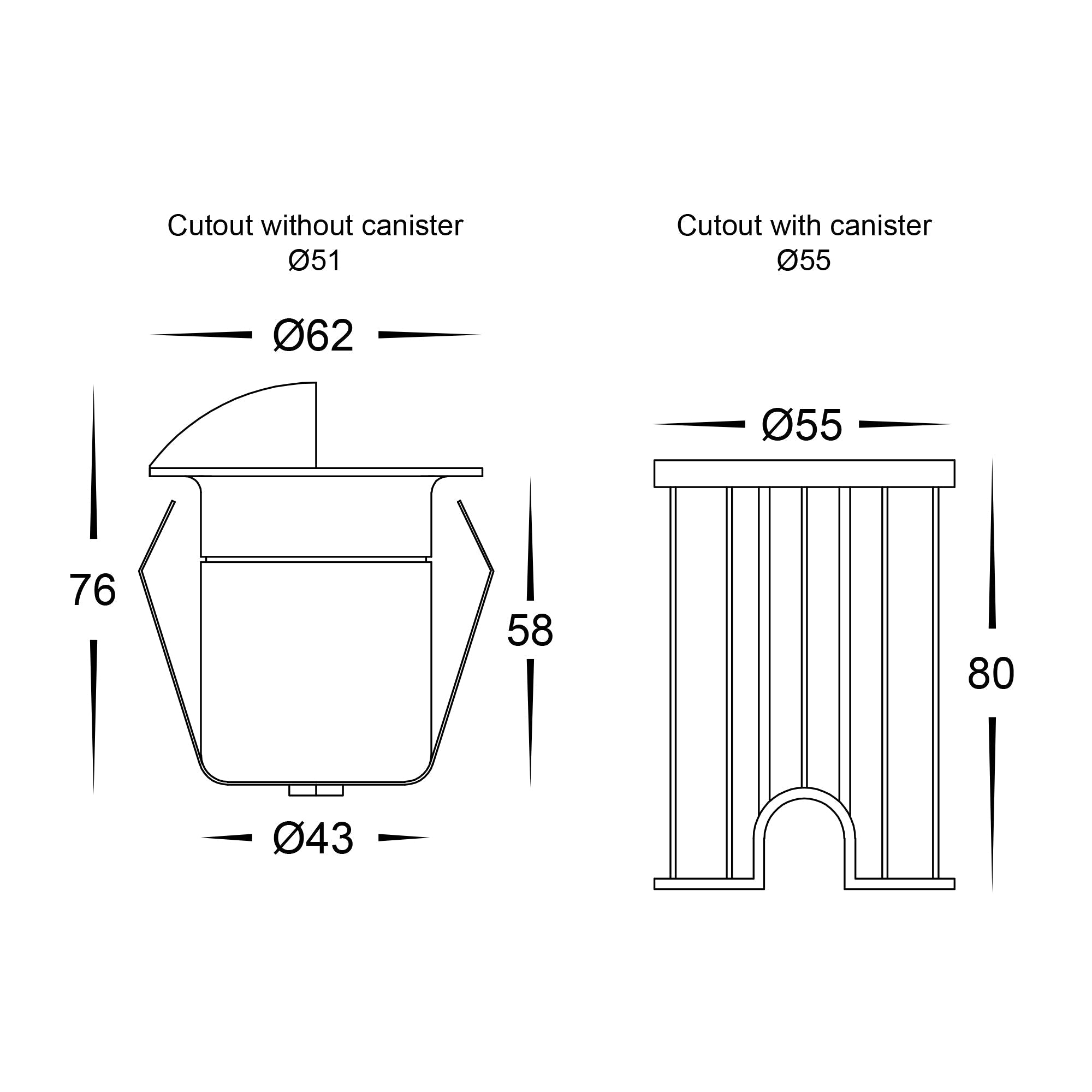 HV2884T-SLV-12V - Elite Silver Aluminium LED Wall or Step Light with Eyelid