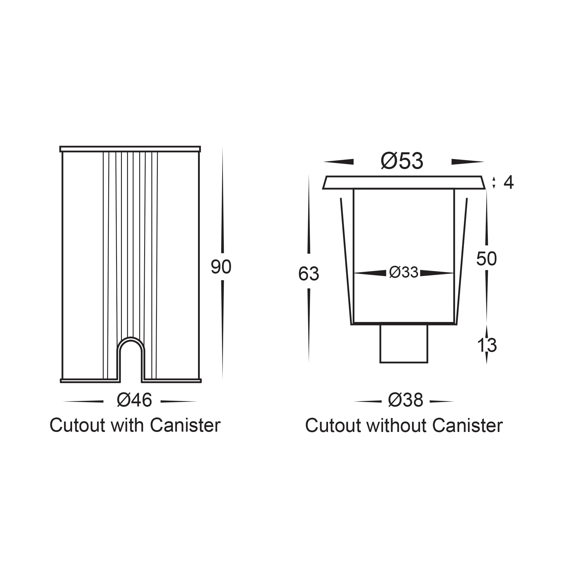 HV2892T-SS316 - Mini Ollo 316 Stainless Steel LED Step or Inground Light