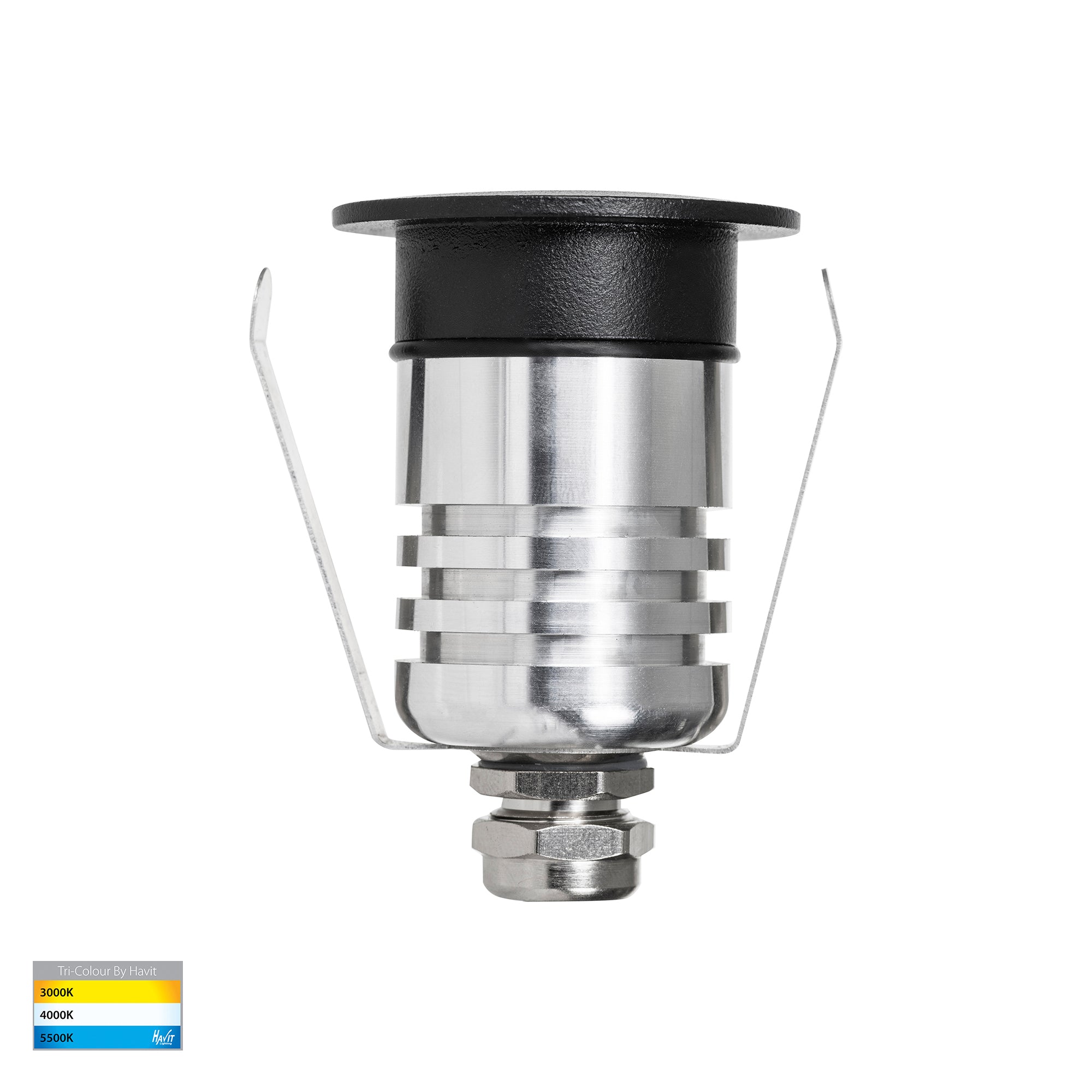 HV2894T-BLK-12V - Brillo Black Aluminium LED Wall or Inground Light