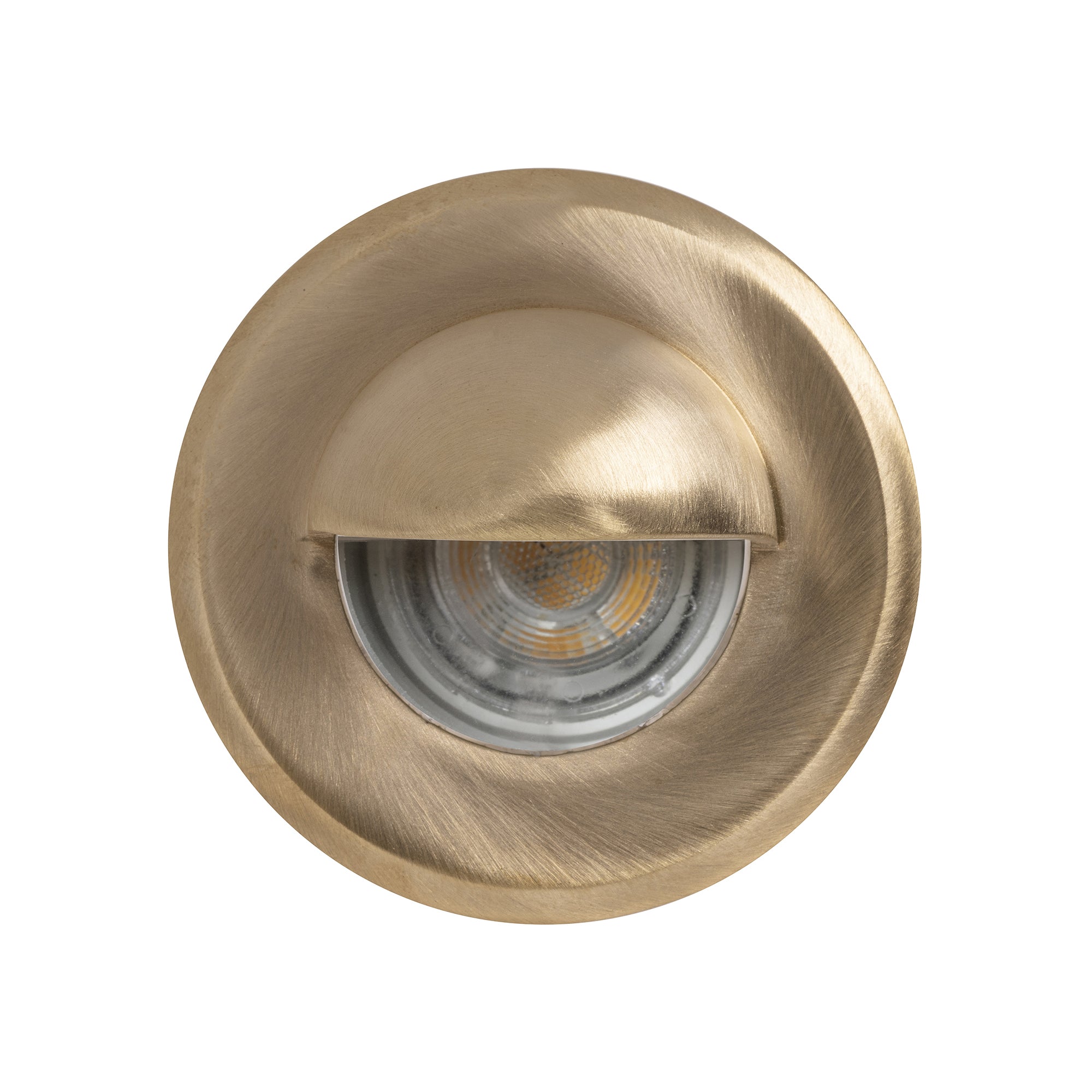 HV2899NW-BR - Lokk Brass LED Wall Light with Eyelid