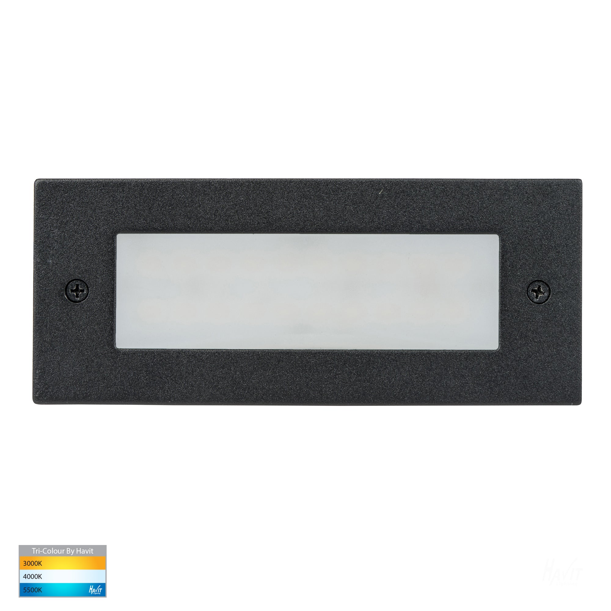 HV3007T-BLK-12V | HV3007T-BLK-240V - Bata Black 3w LED Brick Light