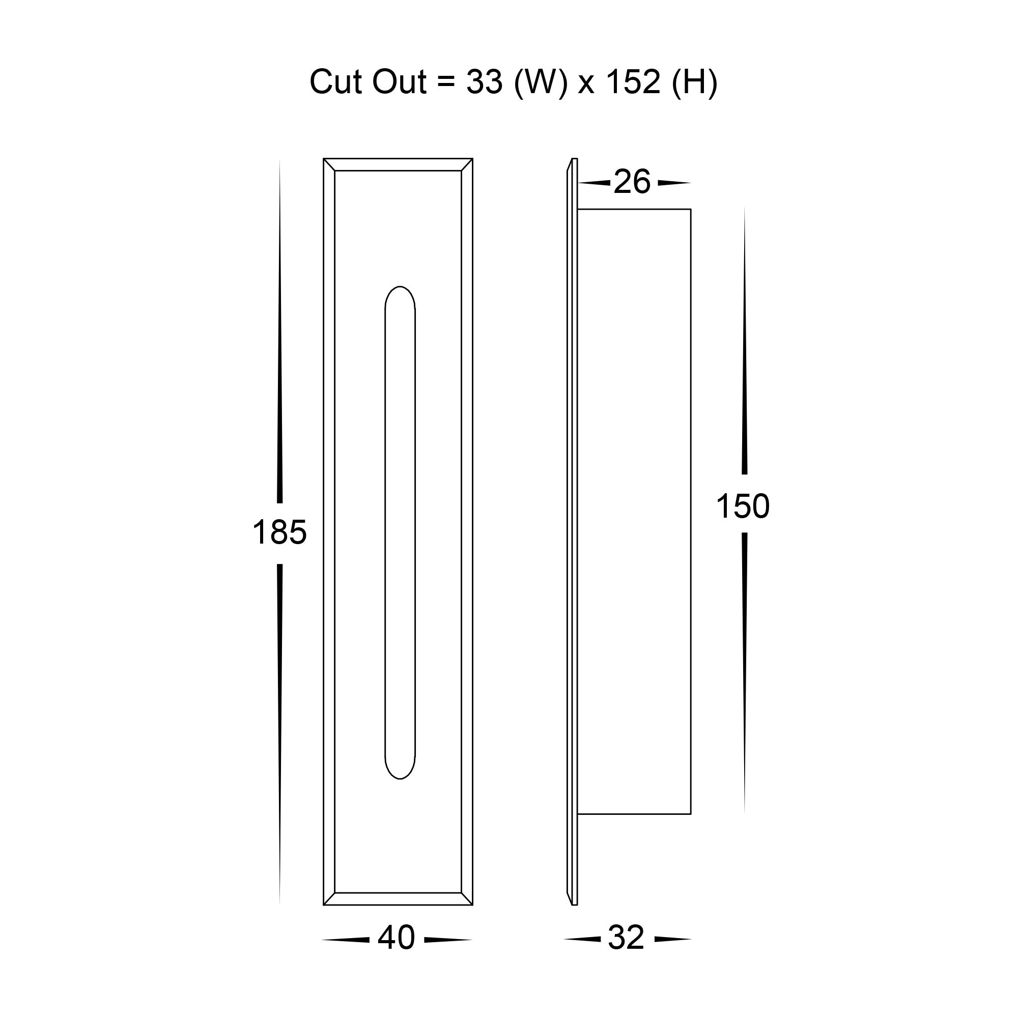 HV3106T-WHT-240V | HV3106T-WHT-12V - Paso White Recessed LED Step Light