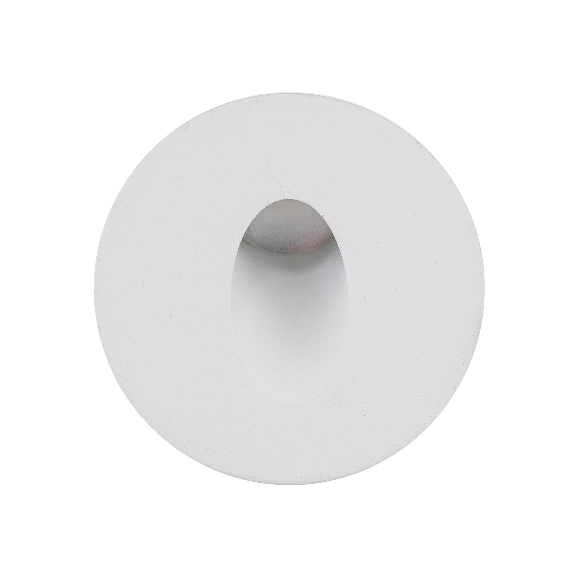 HV3206-WHT - Mini Reces White Round Recessed LED Step Light