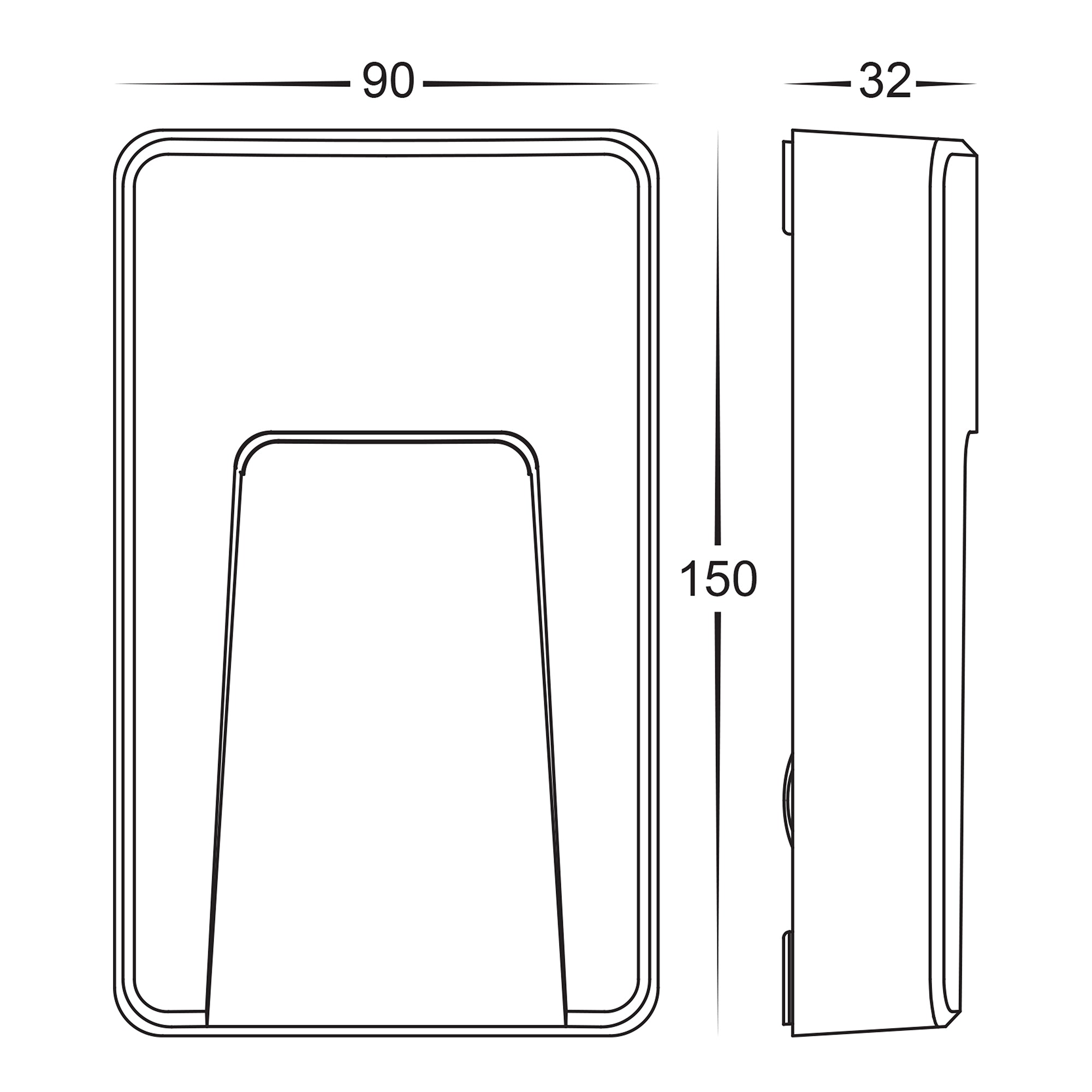 HV3223T-WHT - Seefore Polycarbonate White LED Step Light