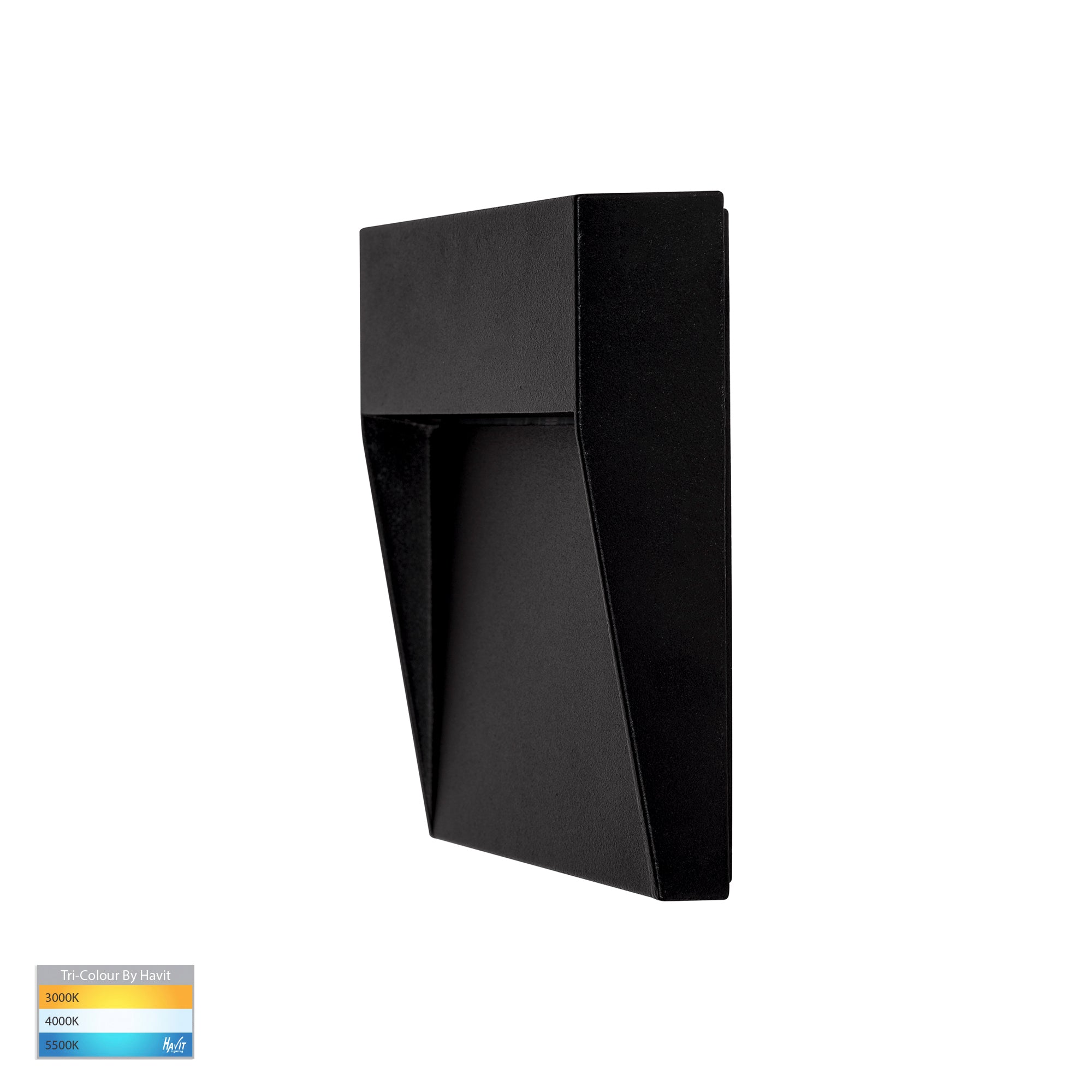 HV3268T-BLK-12V-SQ - Fino Black Square LED Outdoor Step Light