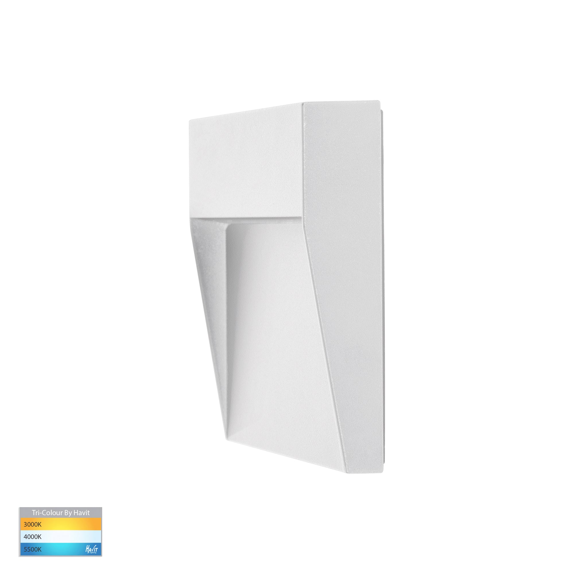 HV3268T-WHT-12V-SQ - Fino White Square LED Outdoor Step Light