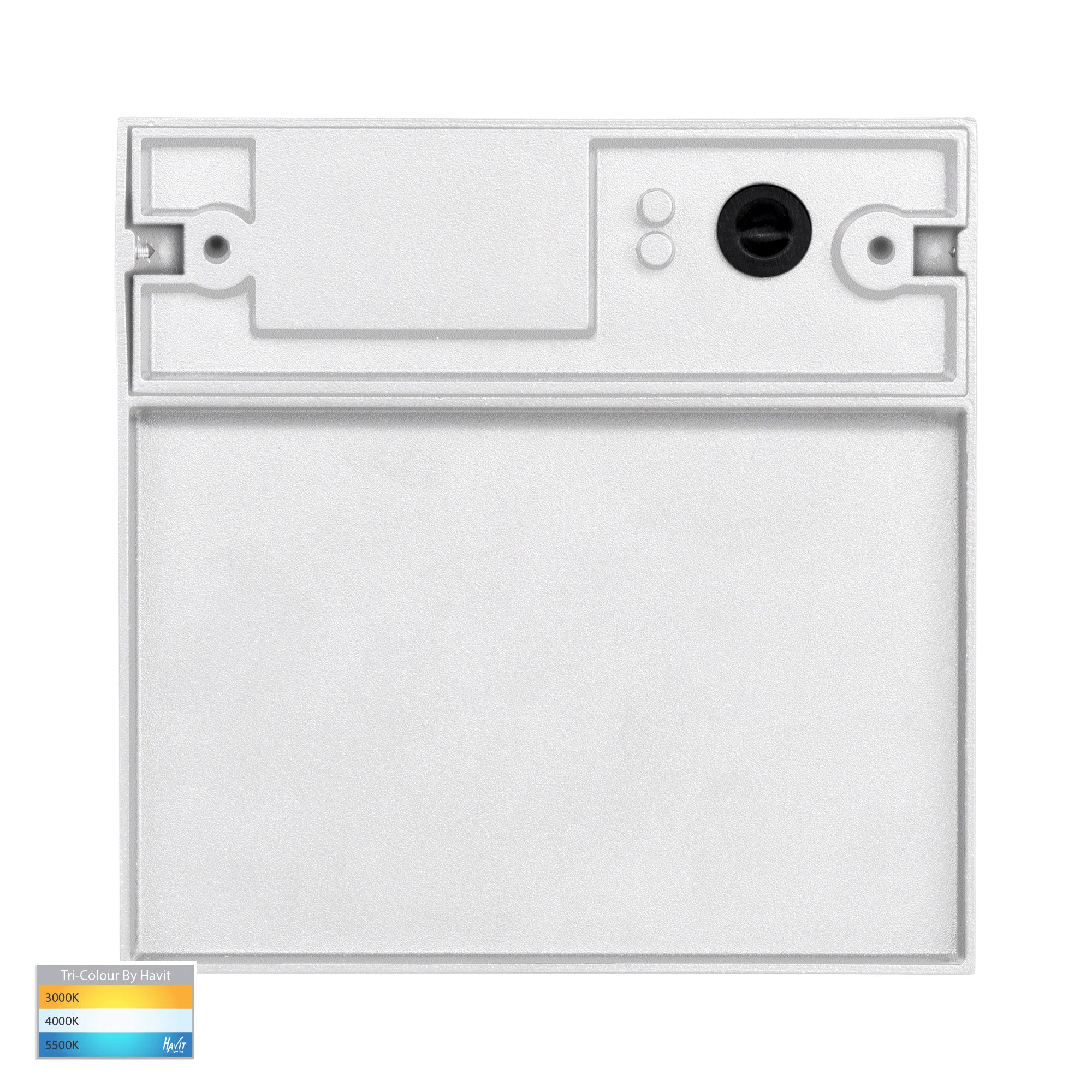 HV3269T-WHT-12V-SQ - Fino White Square LED Outdoor Step Light