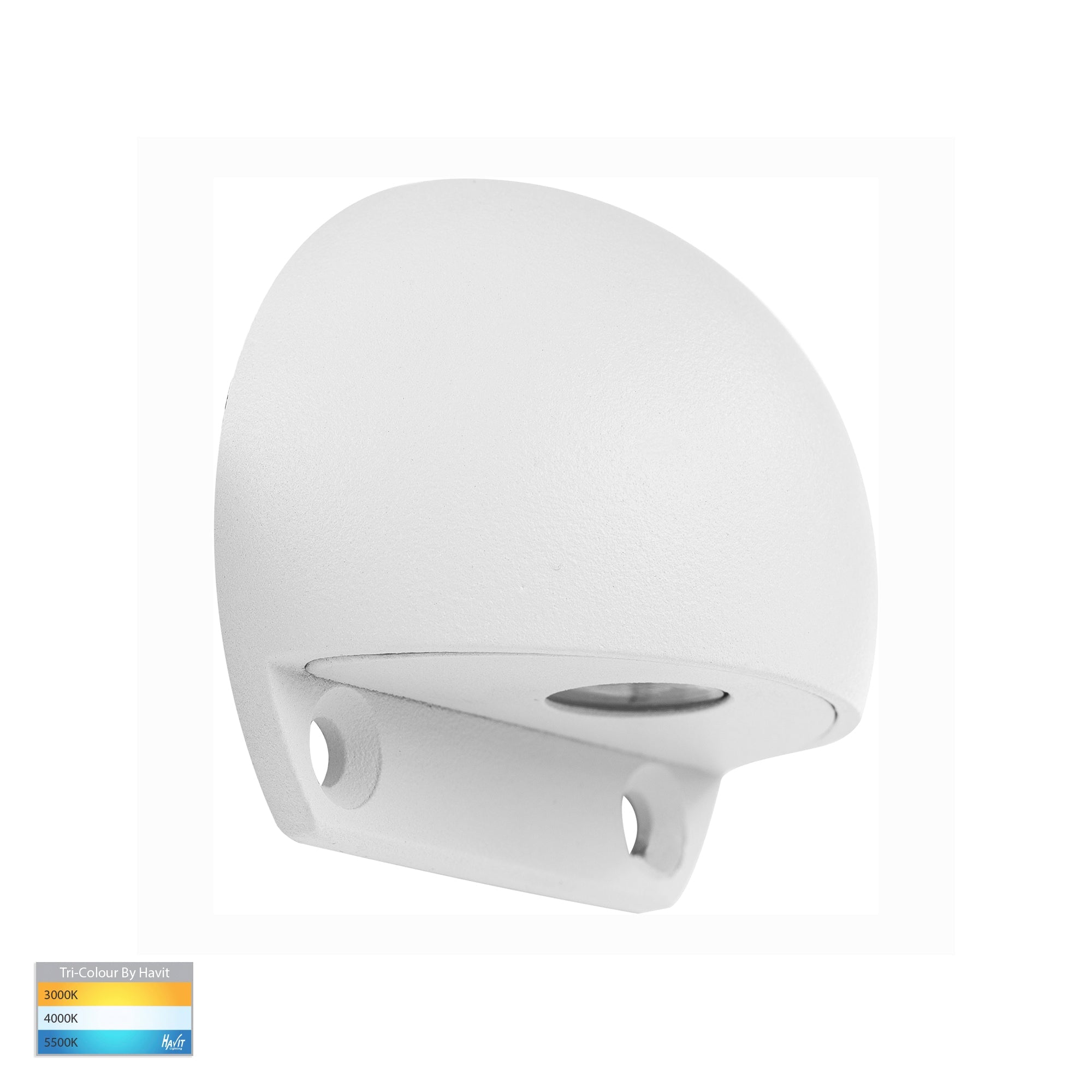 HV3281T-WHT-12V - Occhio White LED Eyelid Step Light