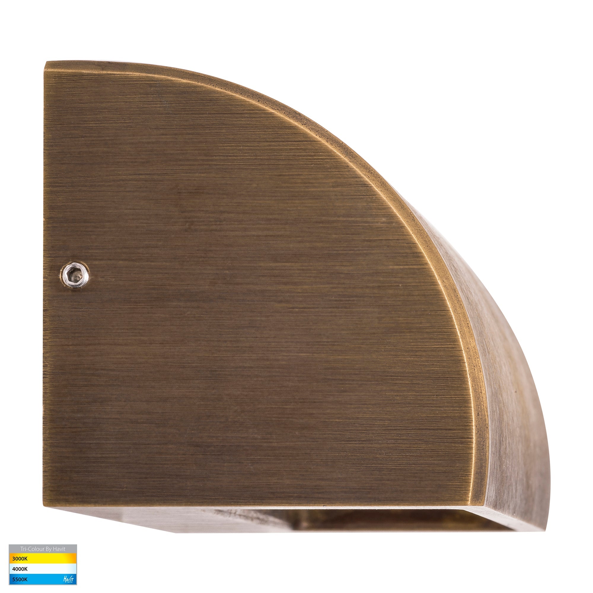 HV3283T-BRZ - Ridge Solid Bronze LED Step Light