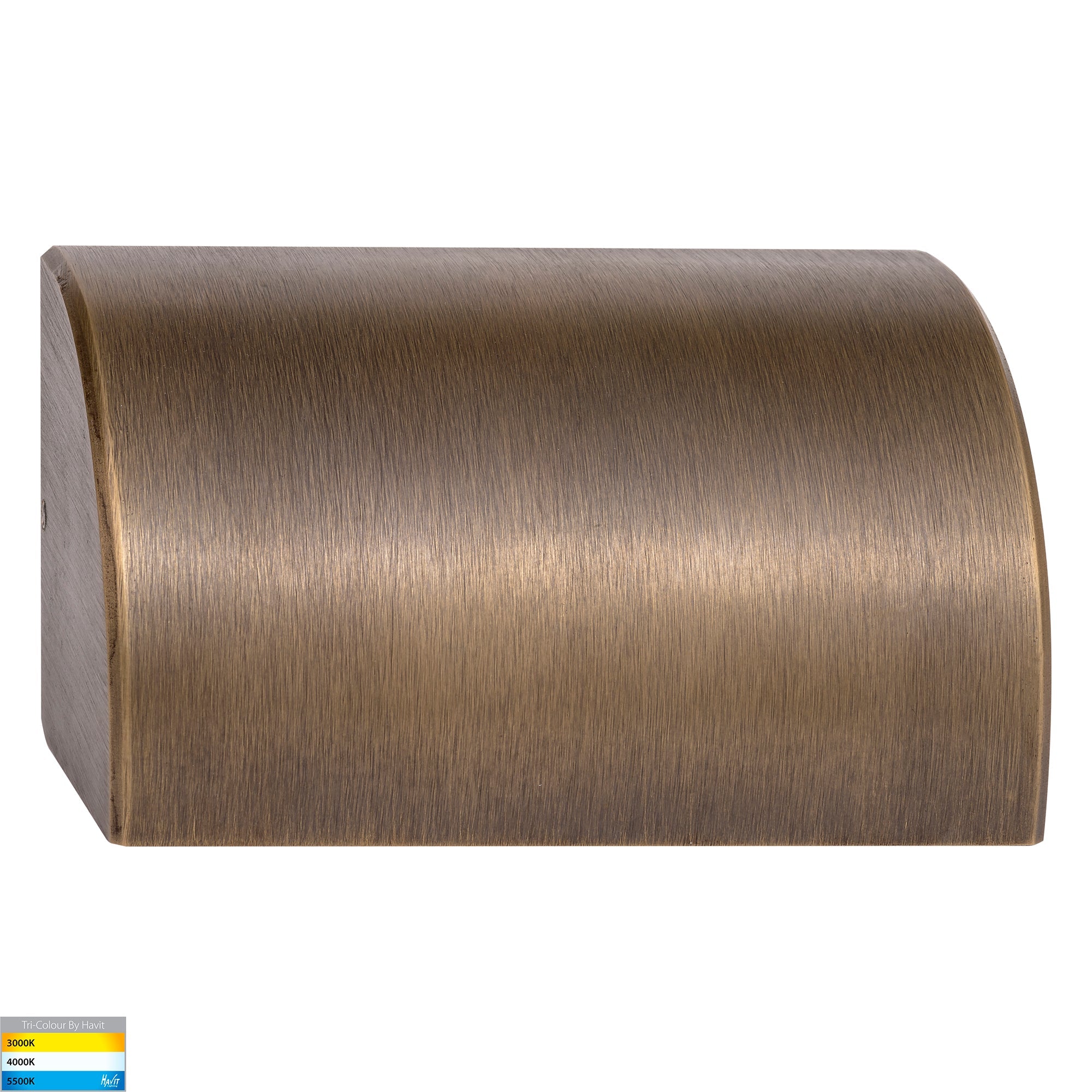 HV3283T-BRZ - Ridge Solid Bronze LED Step Light