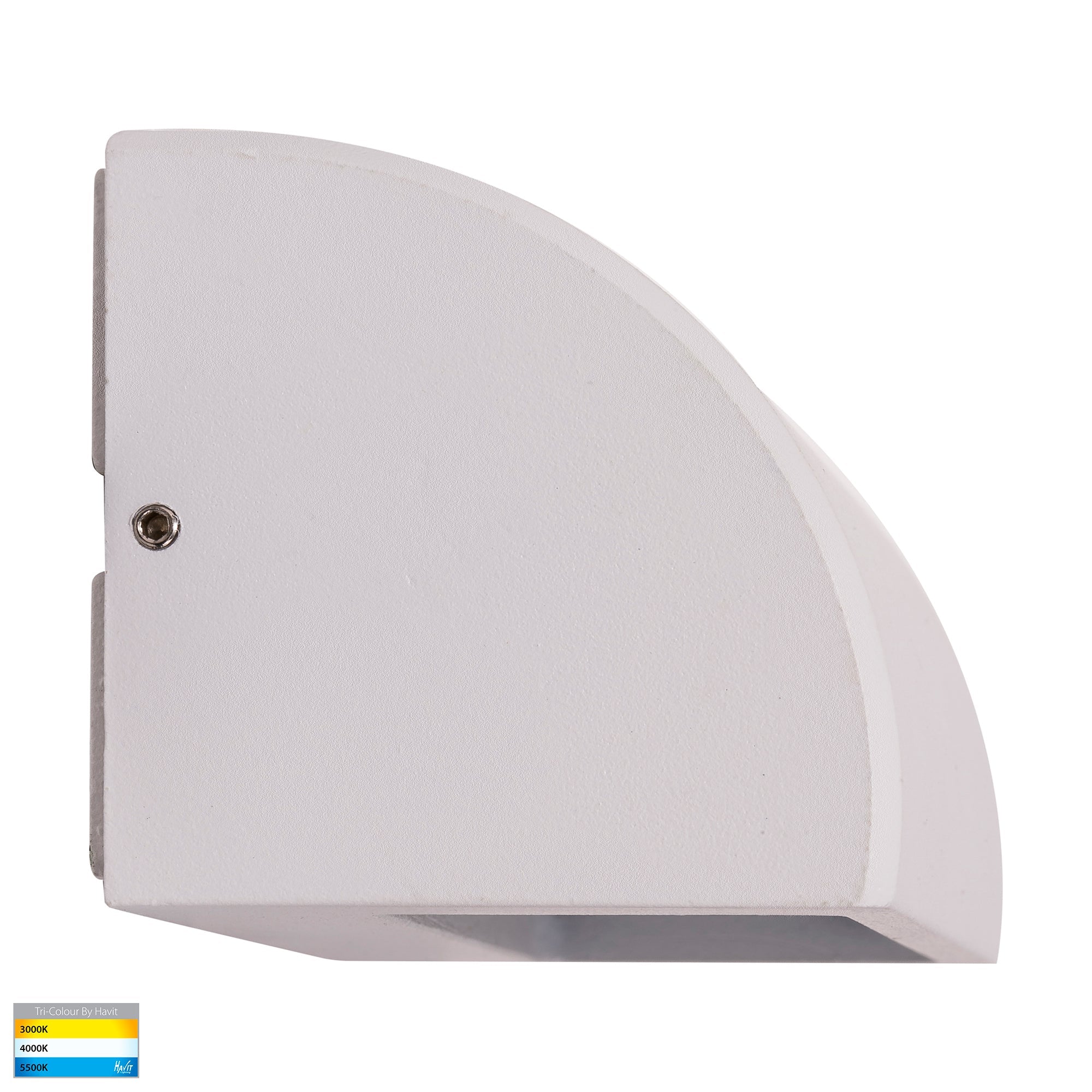 HV3283T-WHT - Ridge Aluminium White LED Step Light